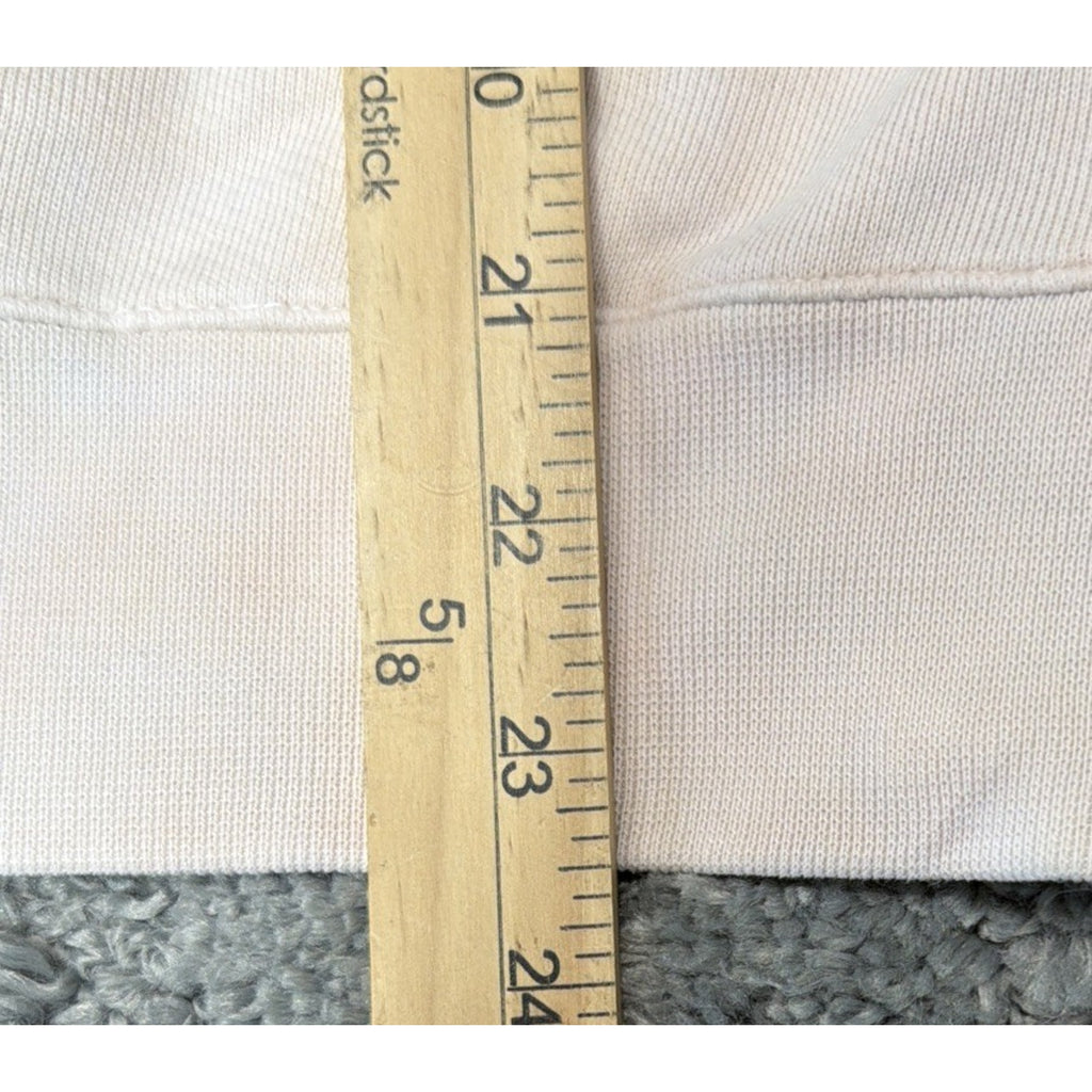 7 For All Mankind Women's Oversized Terry Sweatshirt Size Small Minimalist Flaw