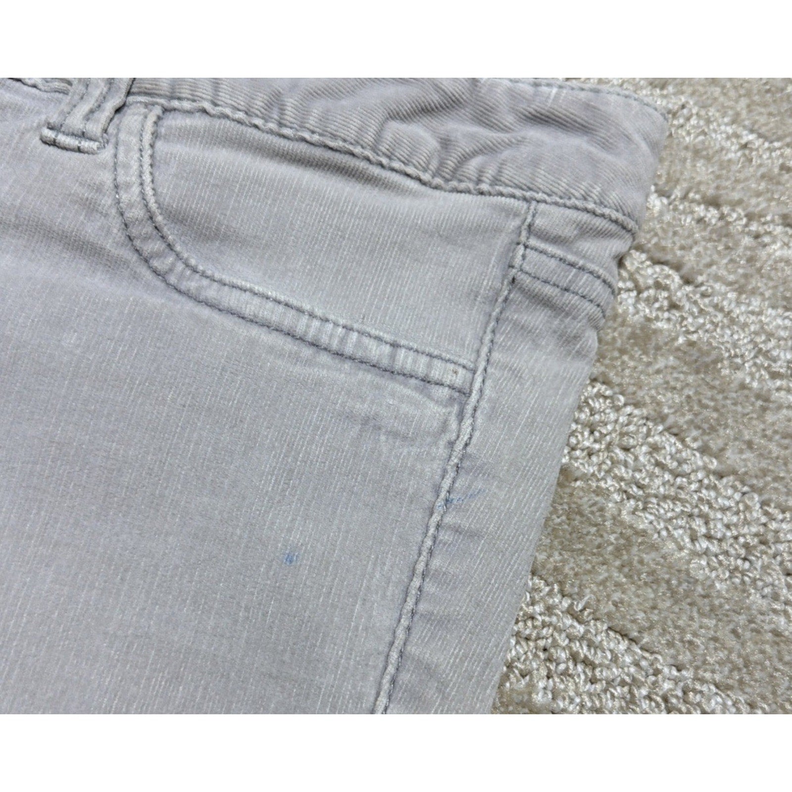 AE AMERICAN EAGLE Gray Corduroy STRETCH JEGGINGS WOMEN JEANS SIZE 6 Boho Chic