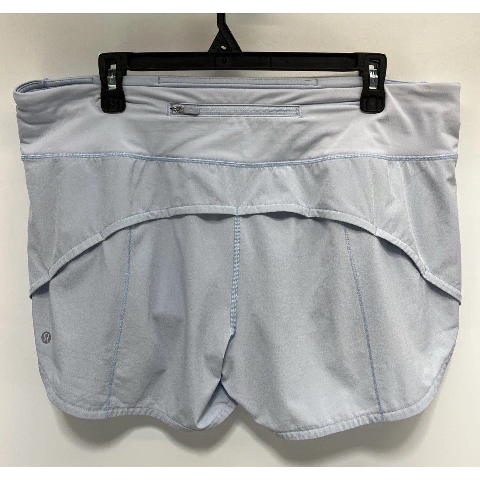 Women Lululemon Speed Up High-Rise Lined Short 4" Pastel Blue Size 12 Tall