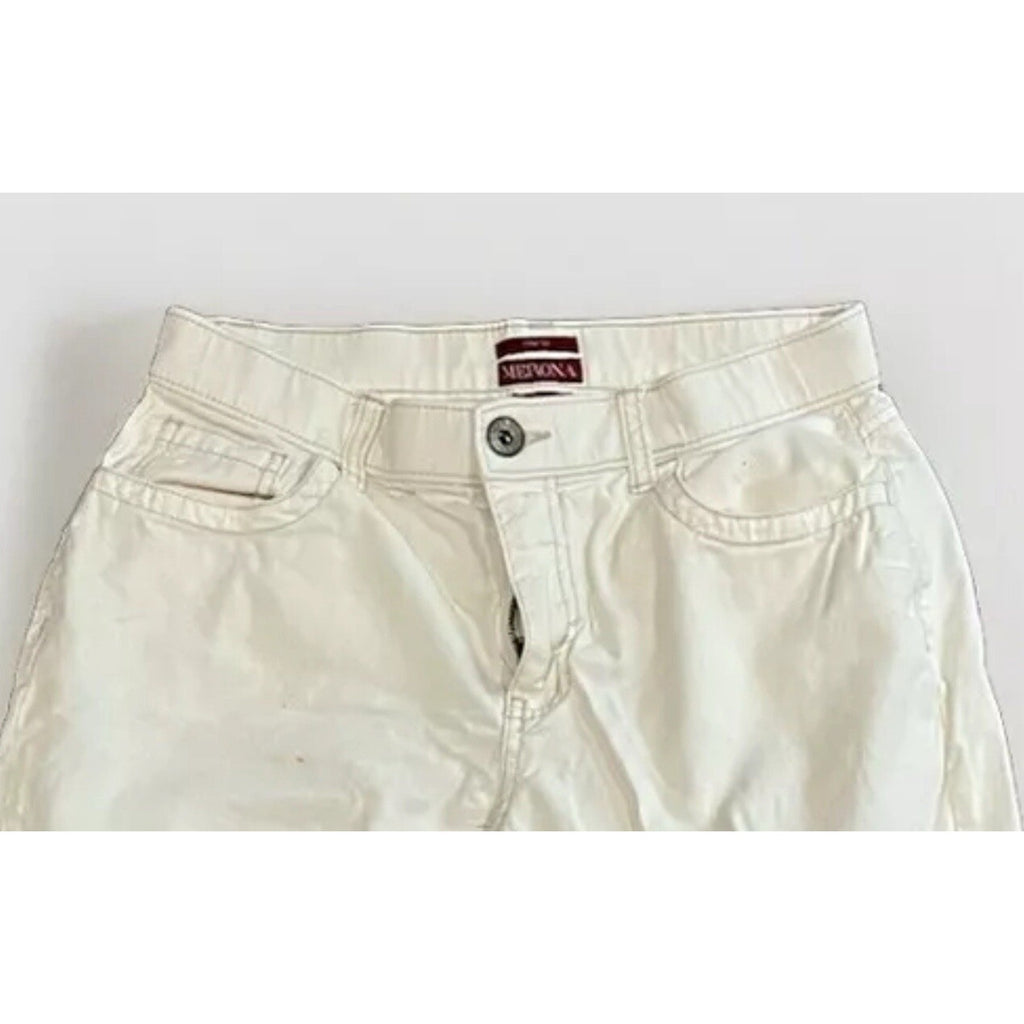 Merona Women's White Wide-Leg Capri Mid Rise Pants Size 4