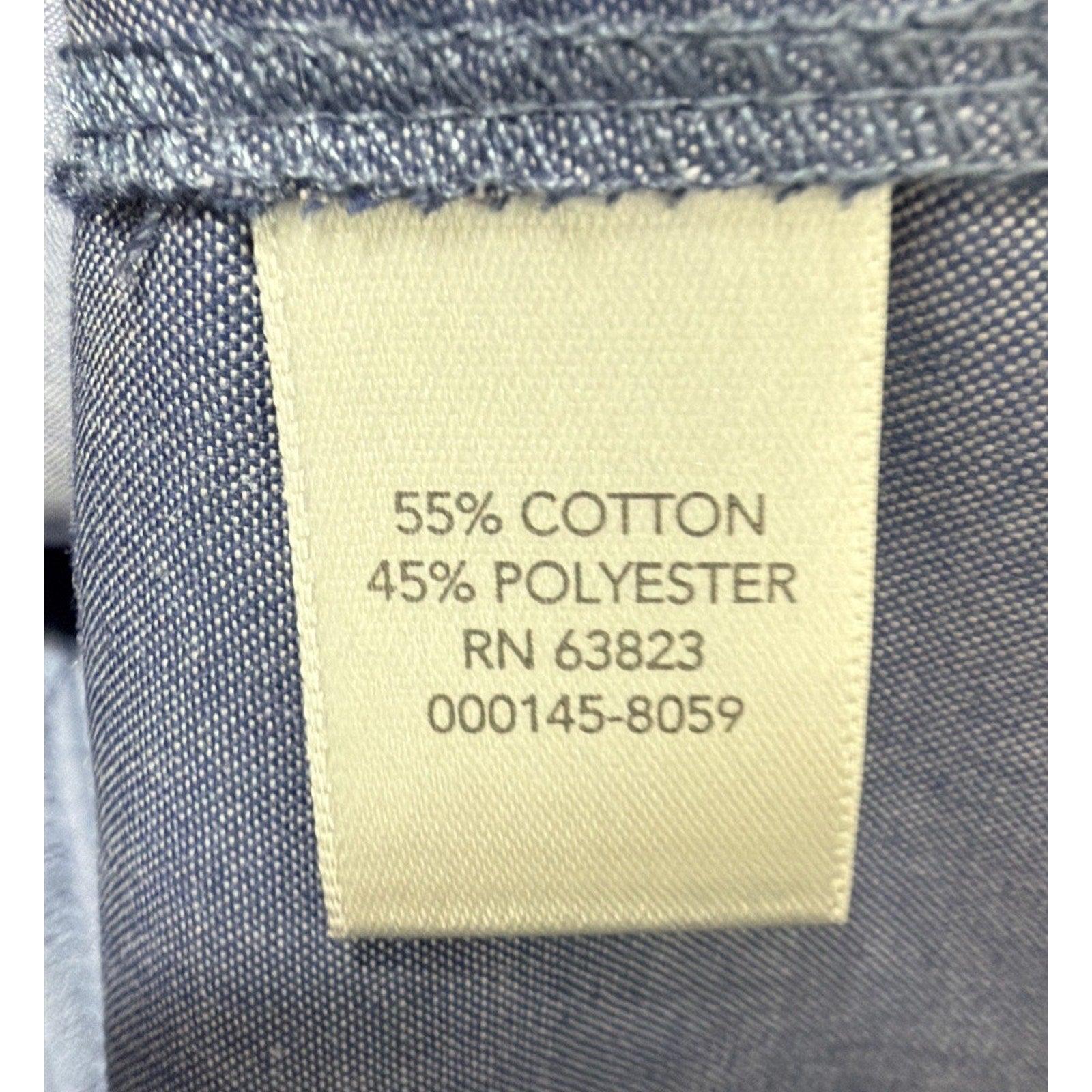 CJ Banks Wrinkle Resistant Button Up Tunic Shirt Womens Plus Size 2X Blue New