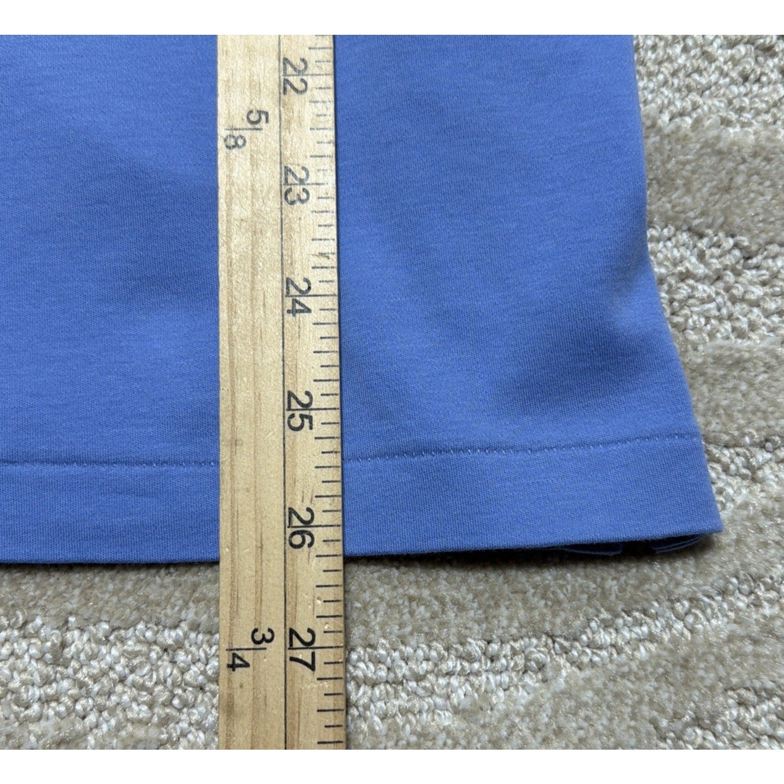 Polo Ralph Lauren Men's Blue Classic-Fit Short Sleeve Pony Logo Shirt Size M