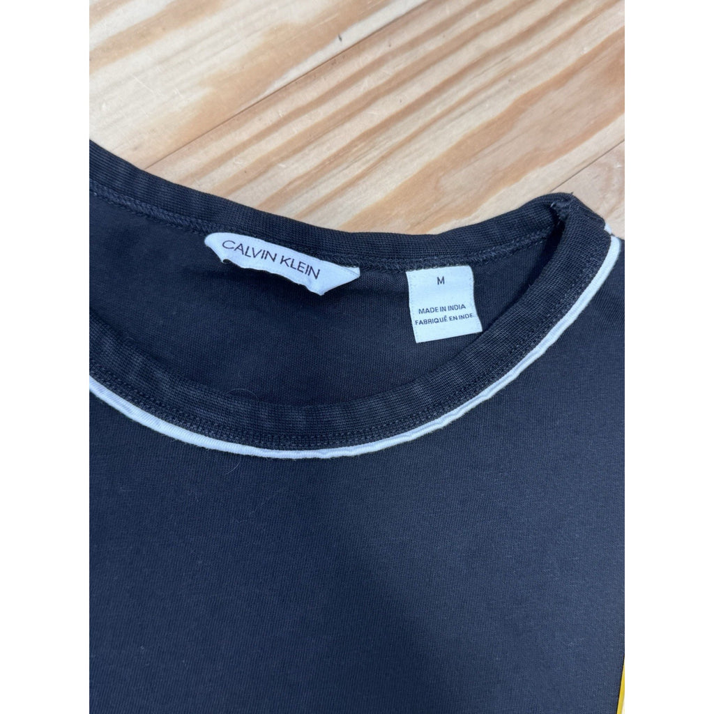 Calvin Klein Black Crew Neck Logo T-Shirt Men’s Size Medium