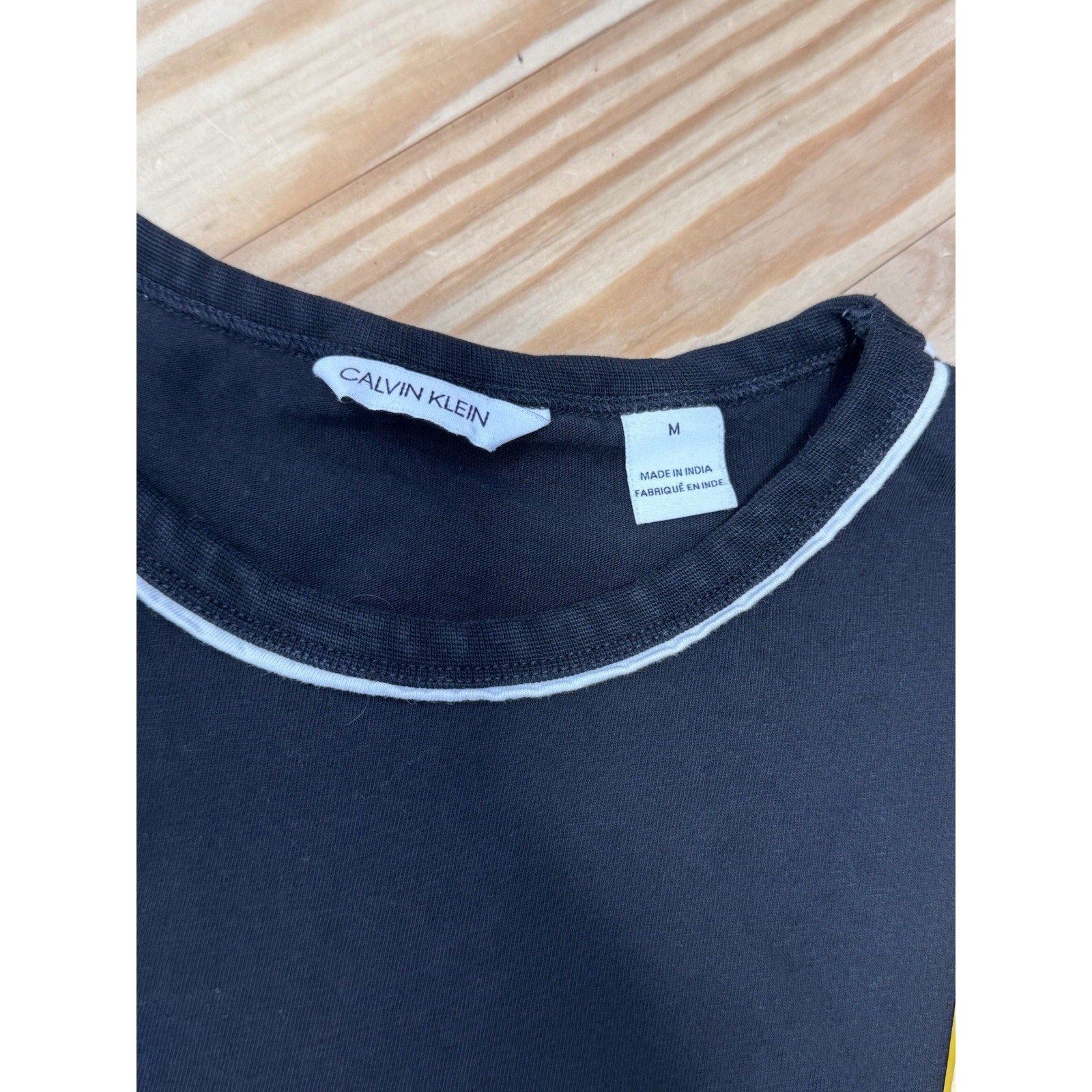 Calvin Klein Black Crew Neck Logo T-Shirt Men’s Size Medium