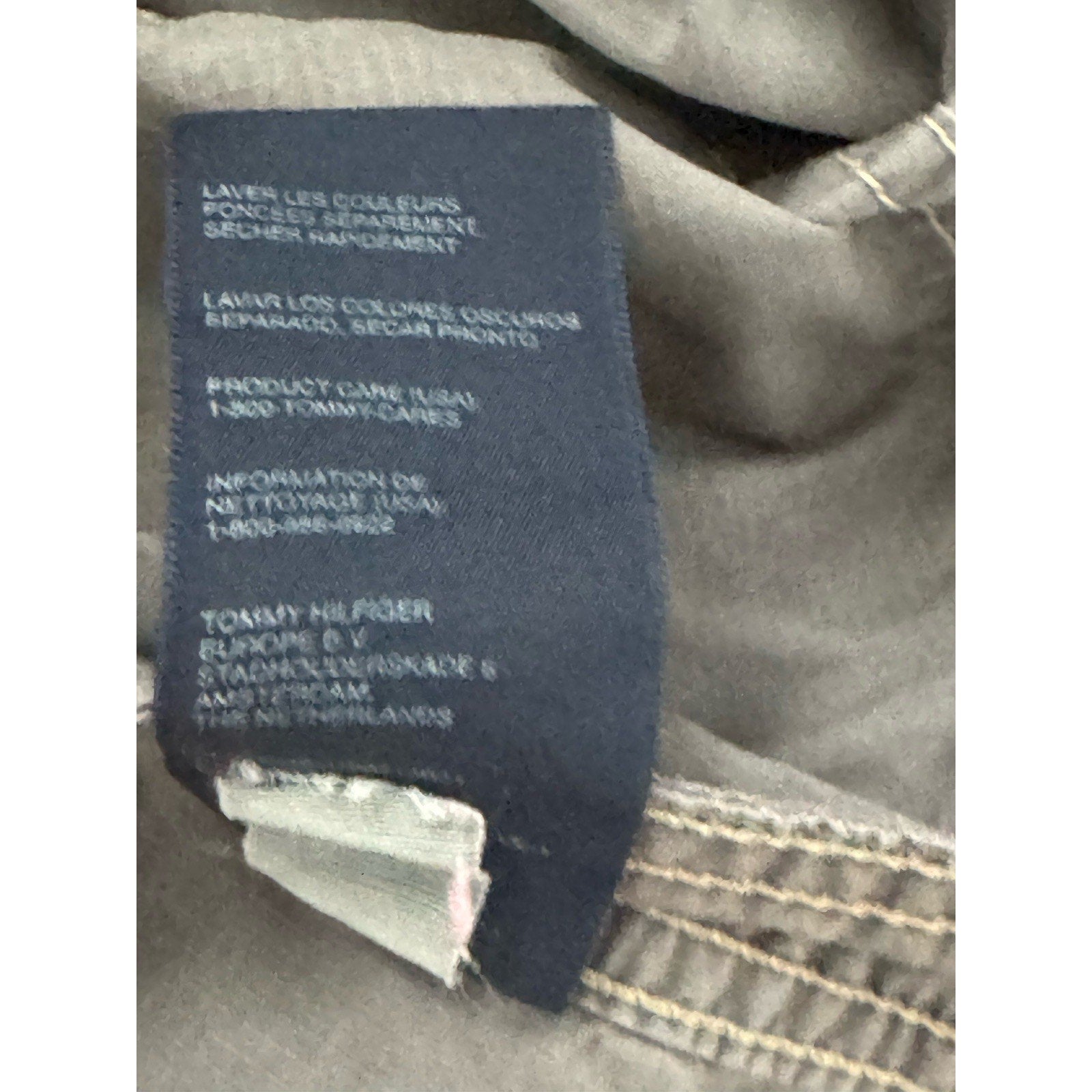 Tommy Hilfiger Shorts Women’s Size 6 Rolled Cuff Cargo Pockets Rip Stop Khaki