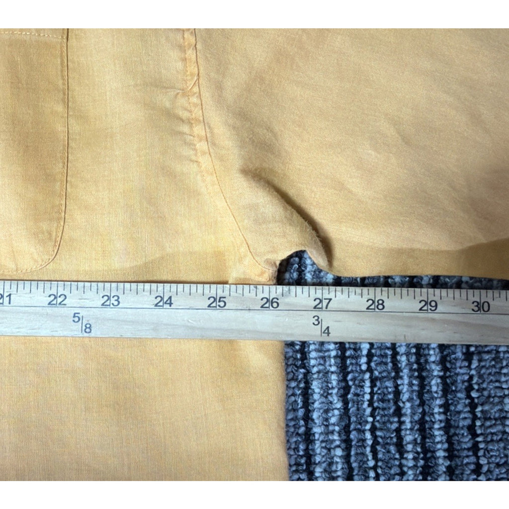 Vintage Bluez 100% Linen Button Up Camp Shirt Men's Size 2XL Beach Vaca Coastal