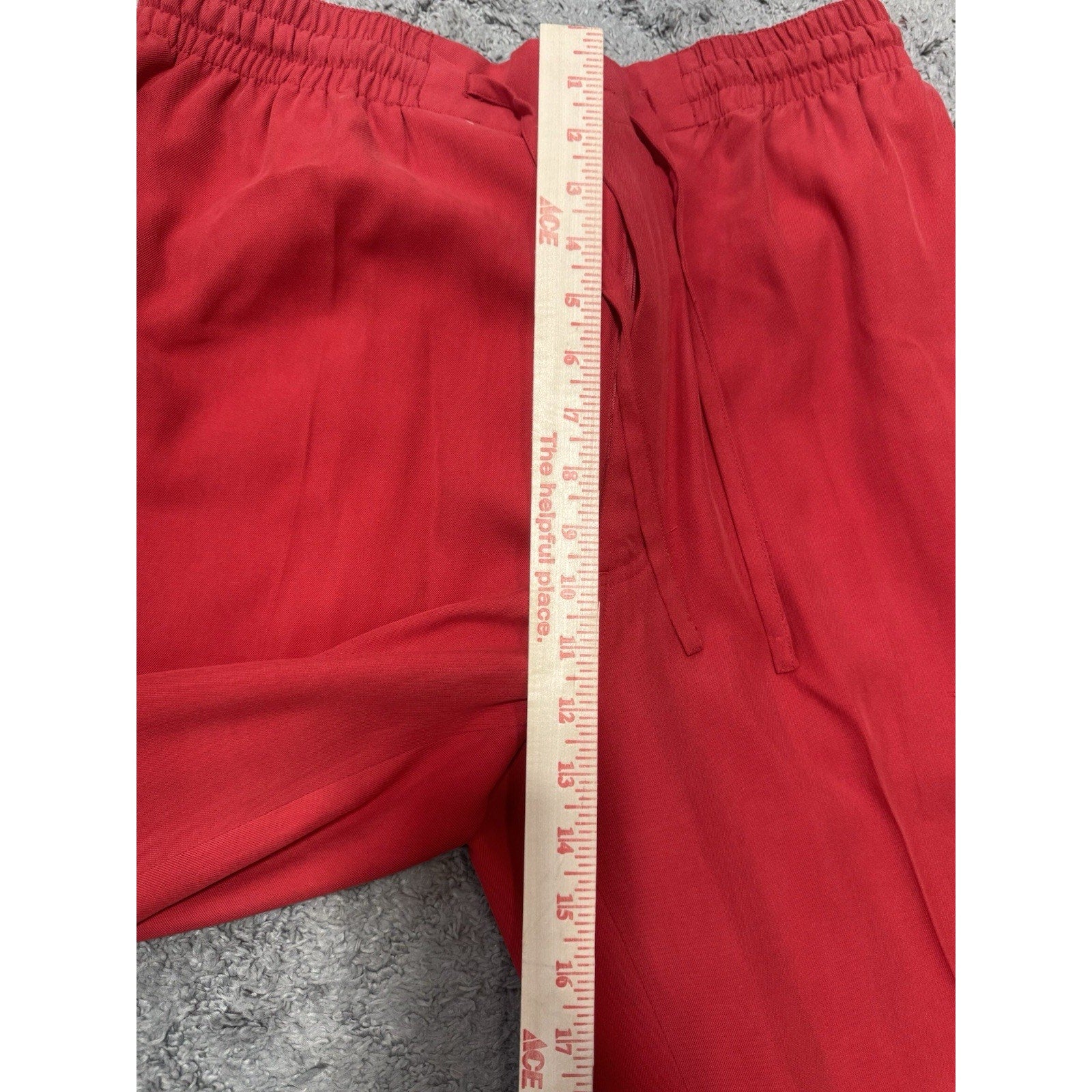 Tulliano Bay Set Men’s Large Red 100% Silk 2 Pc Shirt Pants Outfit NWT Camp