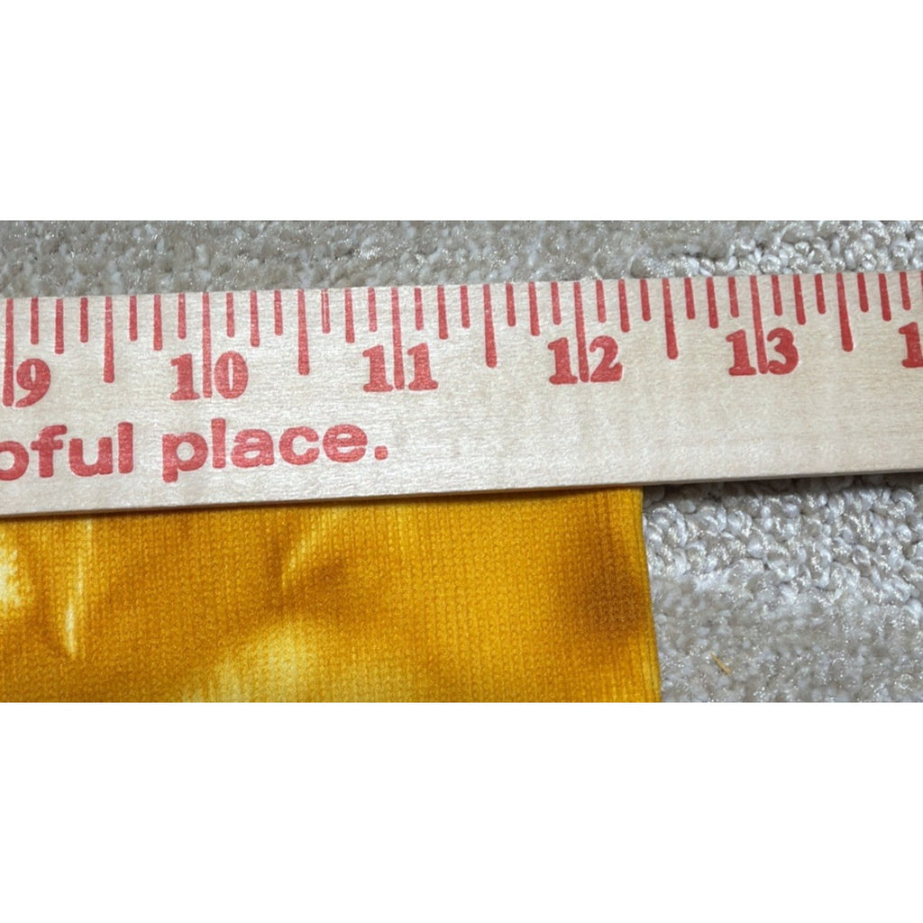 LISM Wear Tie Dye Leggings Women’s Large Yellow Gold High Waist Yoga Pants NWT
