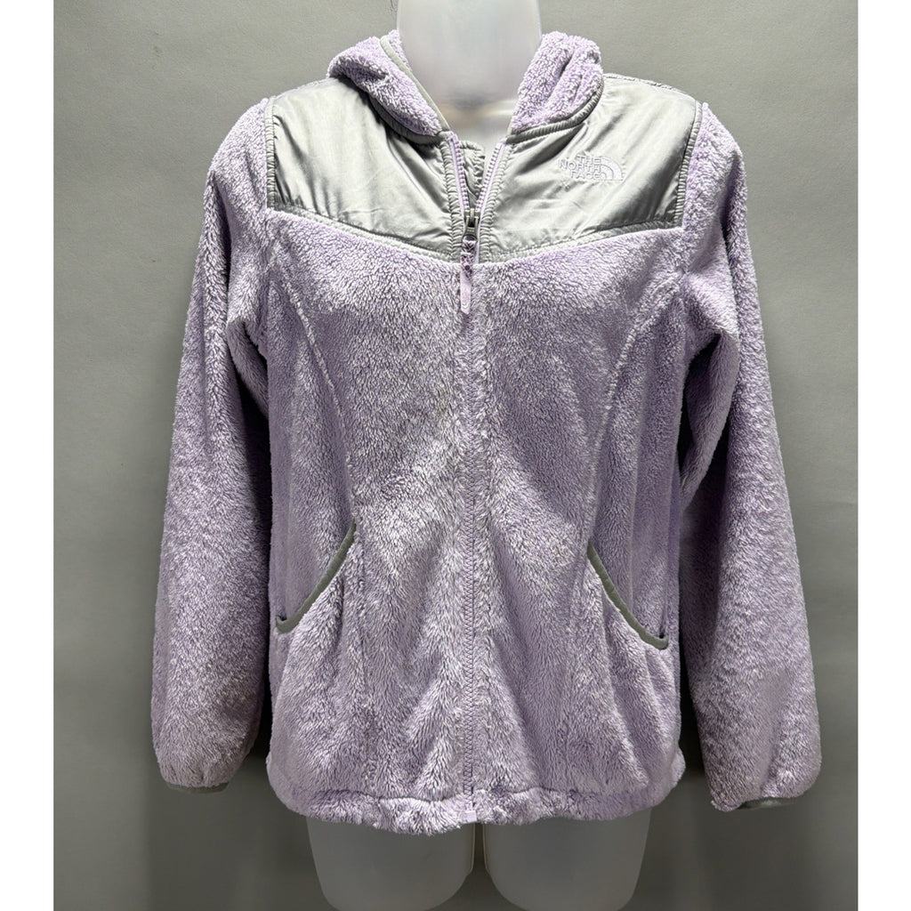 The North Face Girls Fleece Jacket Oso Hoodie Size Large 14/16 Lavender