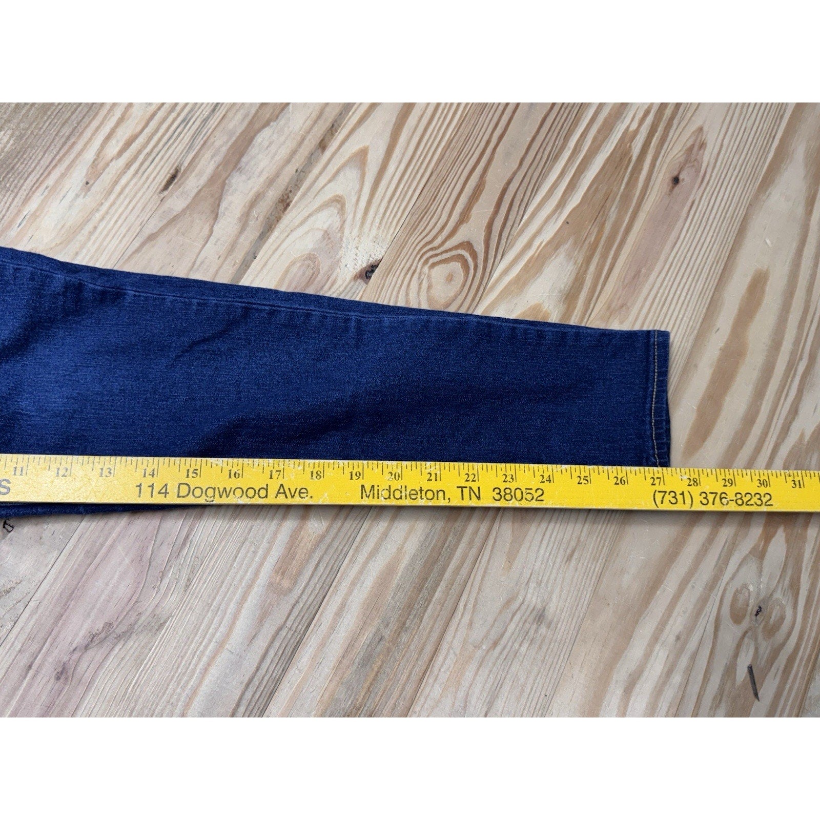 Old Navy Super Skinny Jeans Womens Sz 4 27X27 No Tag Blue Denim Stretch Mid Rise