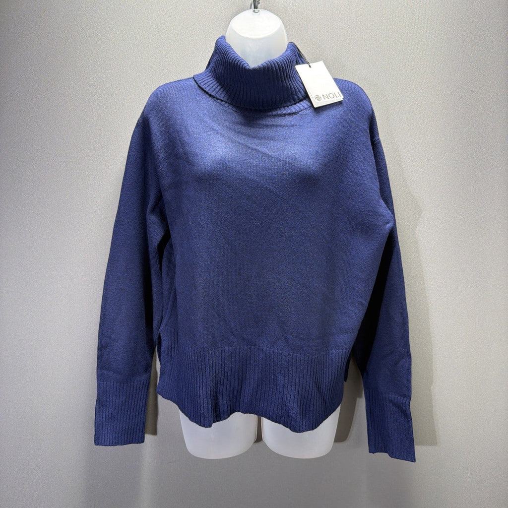 Gia Ultra Soft Sweater Midnight Blue THE NOLI SHOP Size Small NWT