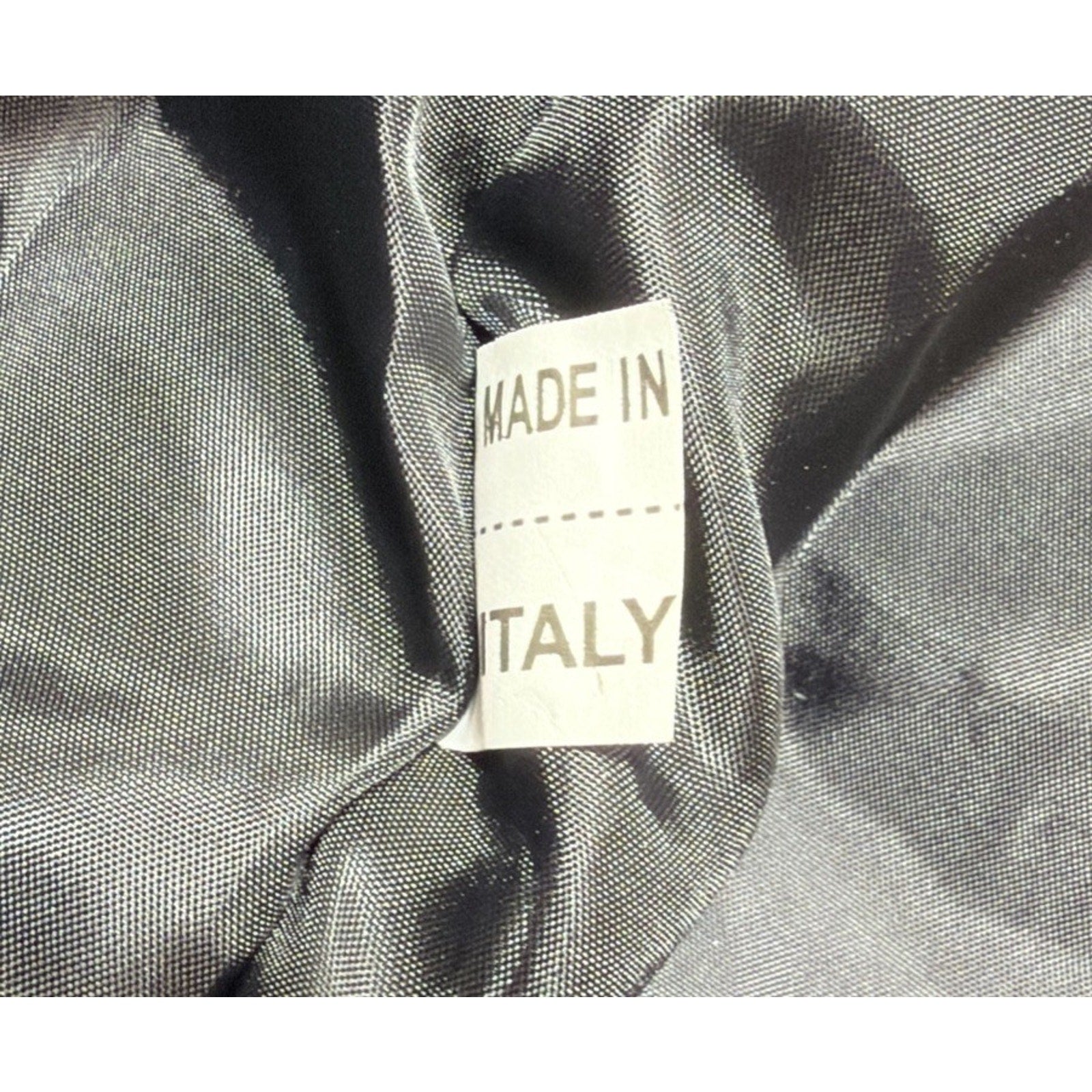 AC Luxury Collection Jacket Women Med Black Faux Leather Full Zip Made In Italy