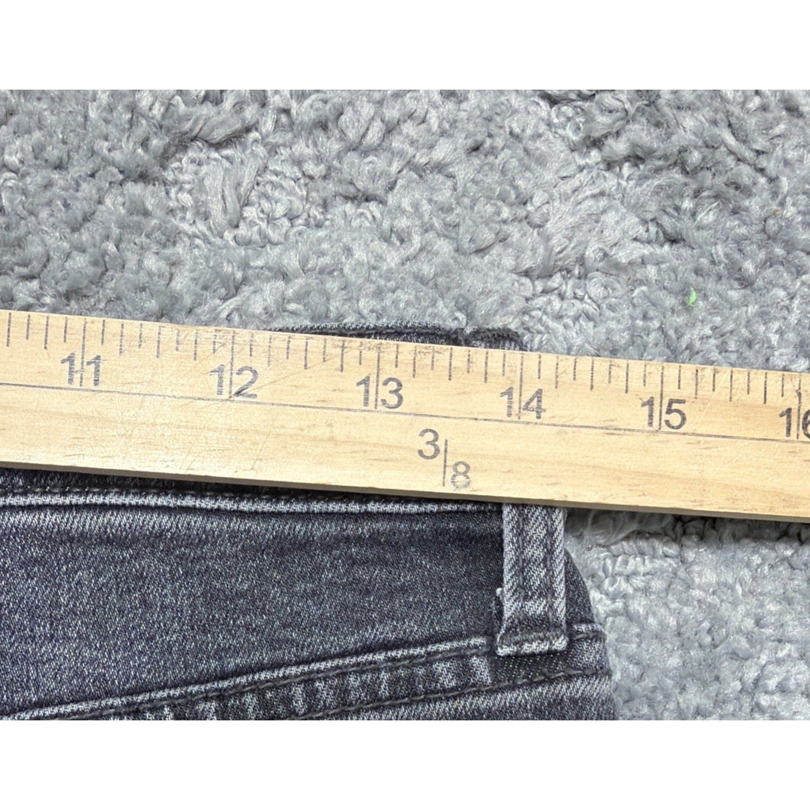 Free People We the Free Women Jeans Denim Raw Hem Curvy Flare High Rise Boho 30