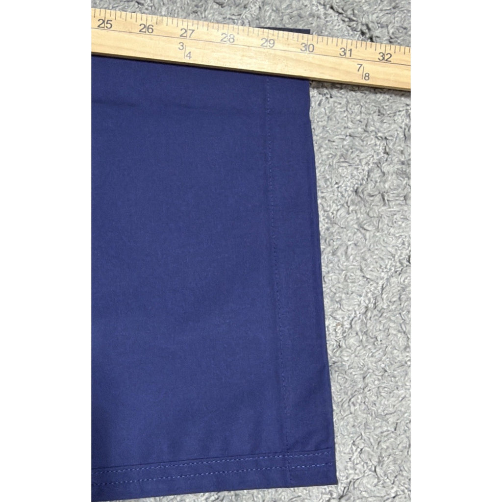 Haband Casual Joe Mens 52M Blue Elastic Waist Pants Comfort Fit Dadcore Relaxed