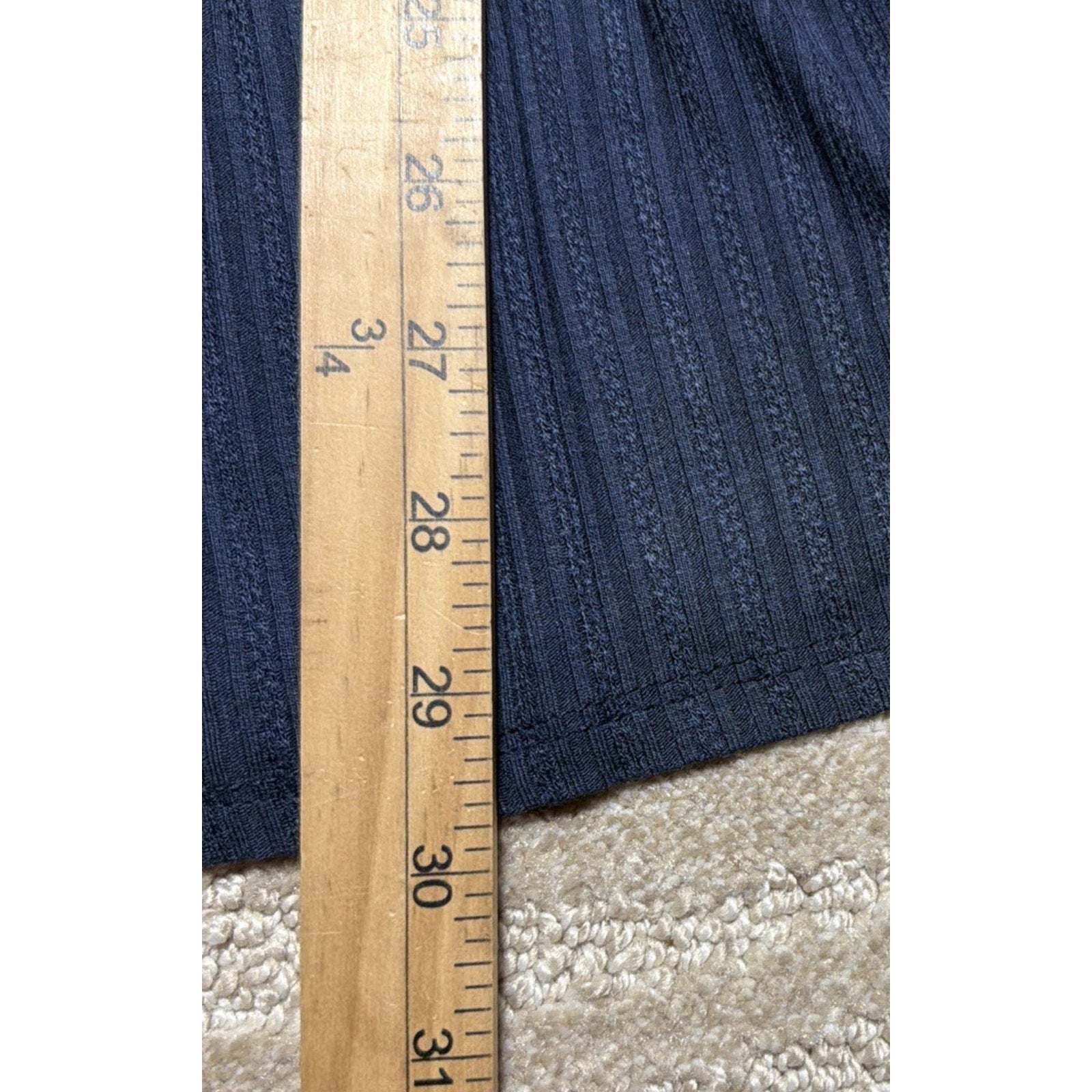 Francesca’s Blue Rain Women’s Short Sleeve Tiered Dress, Size Large NWT