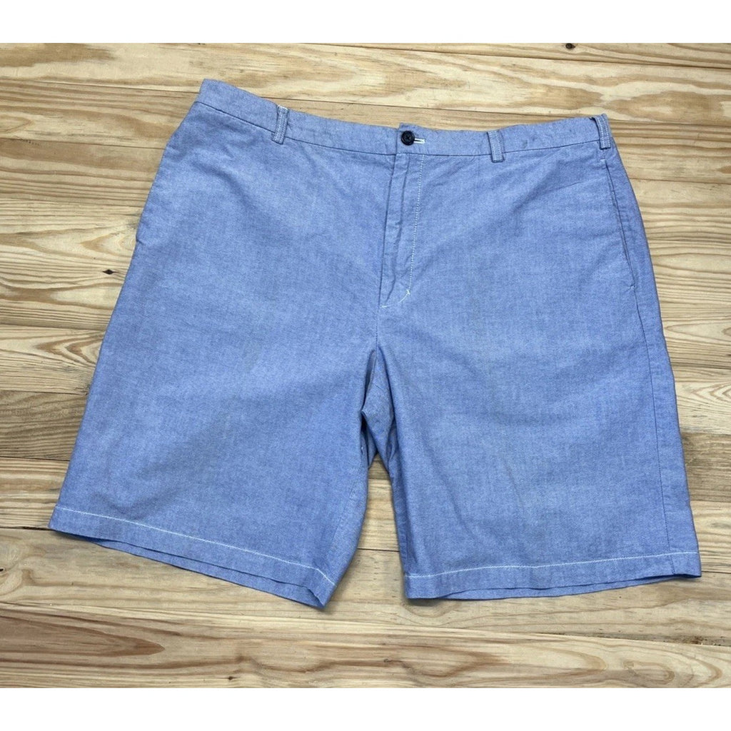IZOD Flat Front Men's Shorts Size 42 Blue