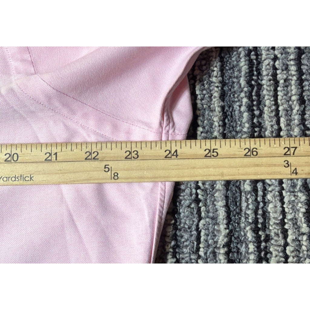 Ralph Lauren Classic Fit Oxford Shirt Mens M Pink Button Up Long Sleeve