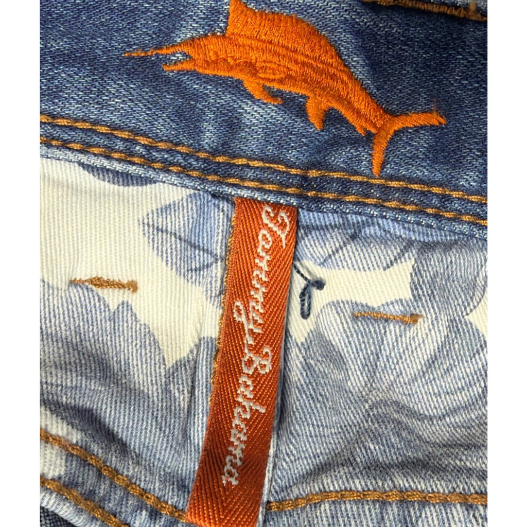 Tommy Bahama Jeans Men's 40x30 Blue Antigua Cove Classic Fit Denim Pants
