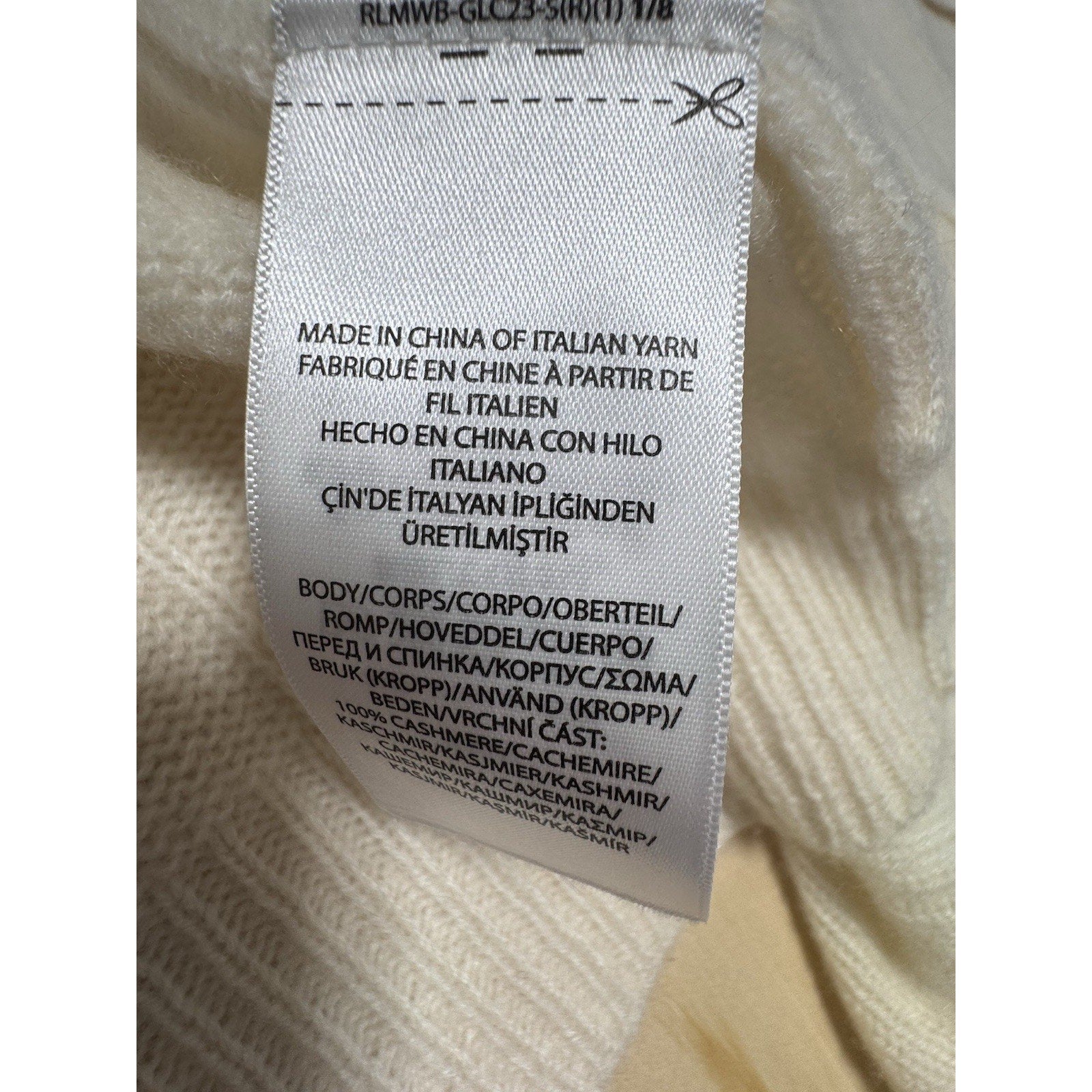 NWT Polo Ralph Lauren 100% Cashmere Cable Knit Draped Open Cardigan Sweater XS