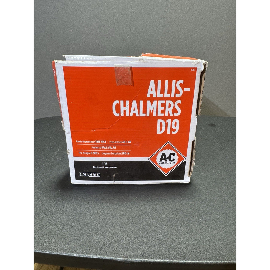 ERTL Allis Chalmers D19 Tractor 1:16 Diecast Model 16311 Orange w/ Box