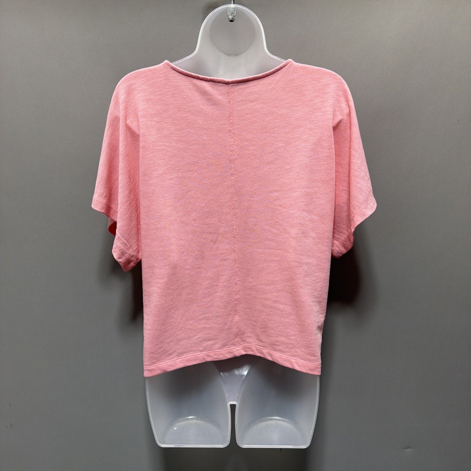 Ann Taylor Loft Top Womens XS Pink Knit Oversized Casual Shirt