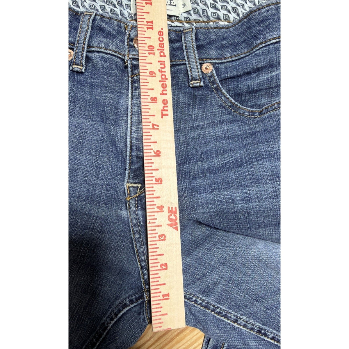 Ariat Real Denim Jeans Womens Size 29 Long High Rise Boot Blue 29x33 Stretch