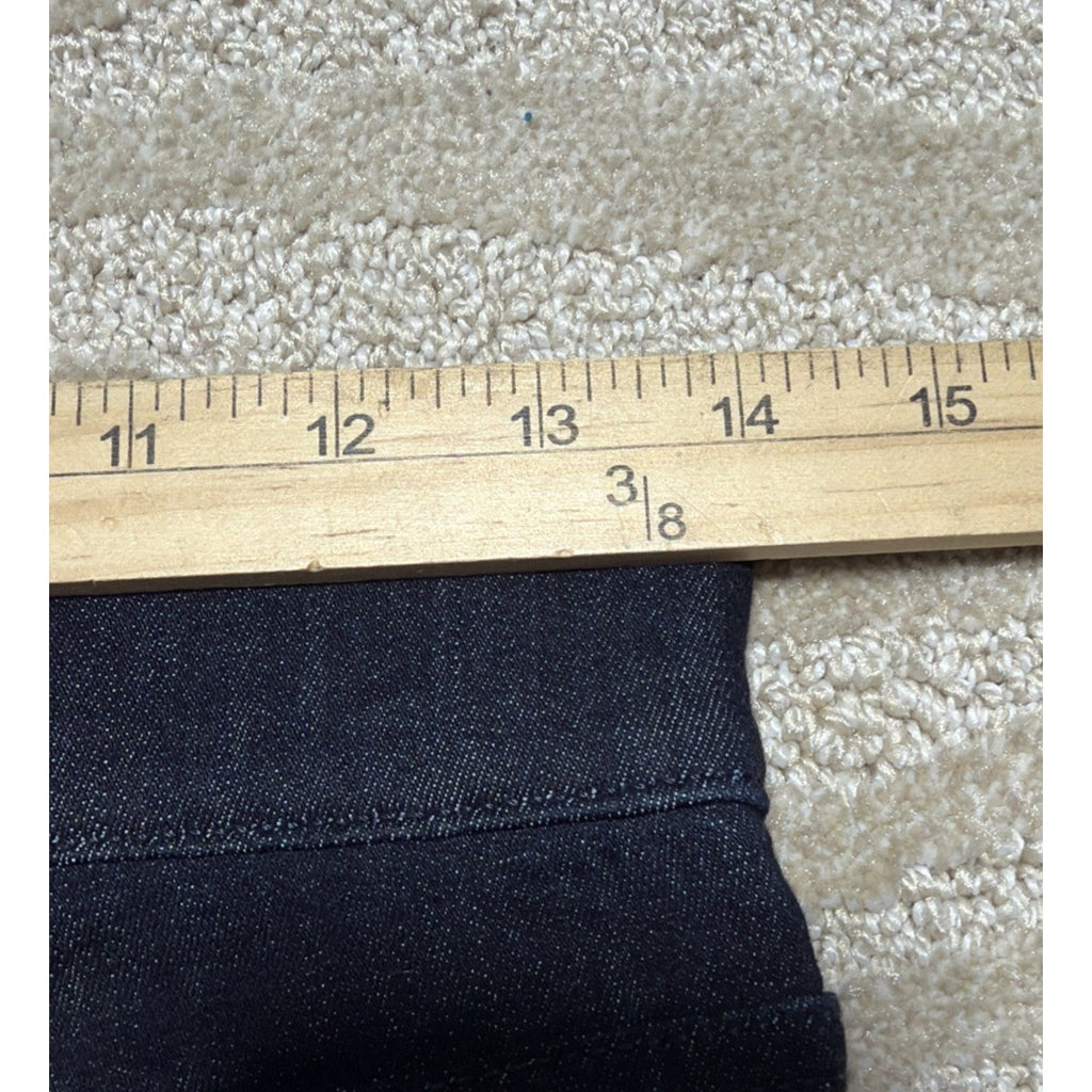 New Express Super High Waisted Exposed Zip Wide Leg Jeans Size 4 R