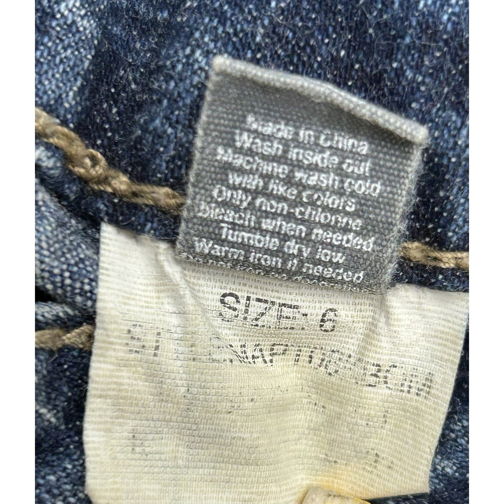 APT.9 Jeans Women's size6 Bootcut Distressed Denim Stretch Mid Rise (30x29).