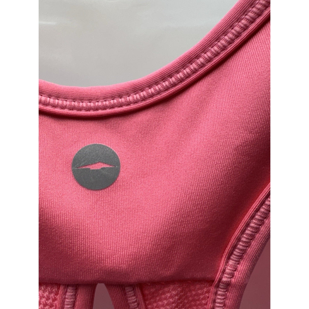 AVIA Women Ventilated Molded Cup Bra Size XXL (22) Hot Pink Hook Loop Closure