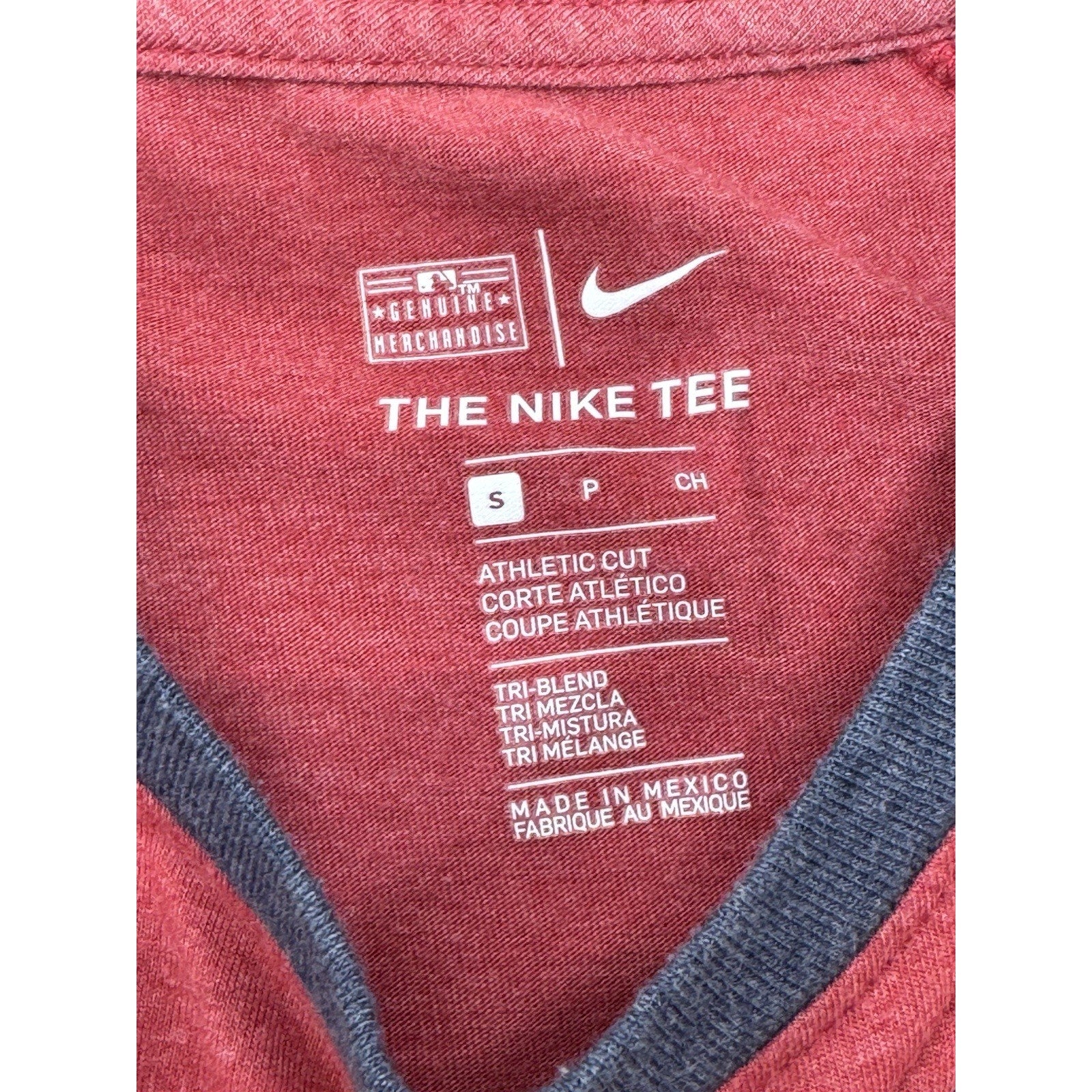 St. Louis Cardinals The Nike Tee 3/4 Sleeve Raglan Women’s Size Small Athletic