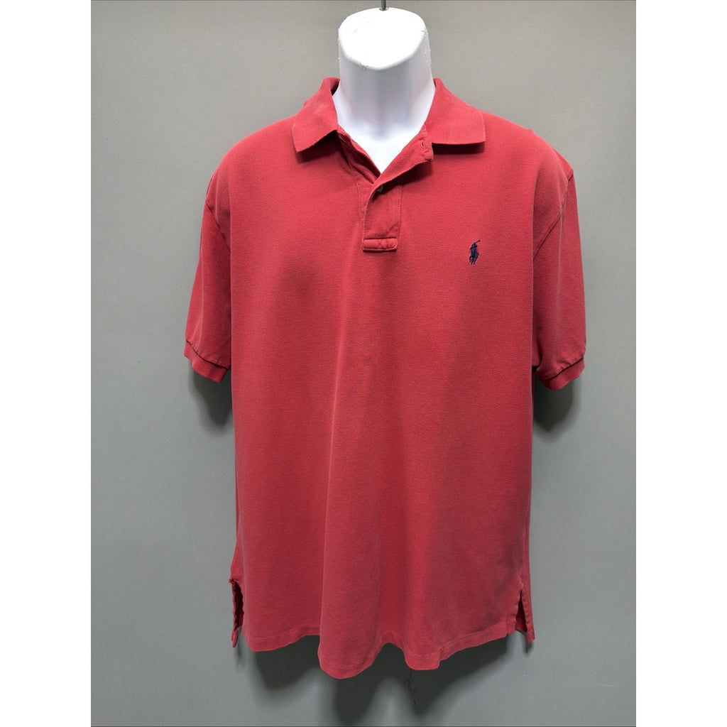 Polo Ralph Lauren Men’s Polo XL Red Navy Logo Cotton