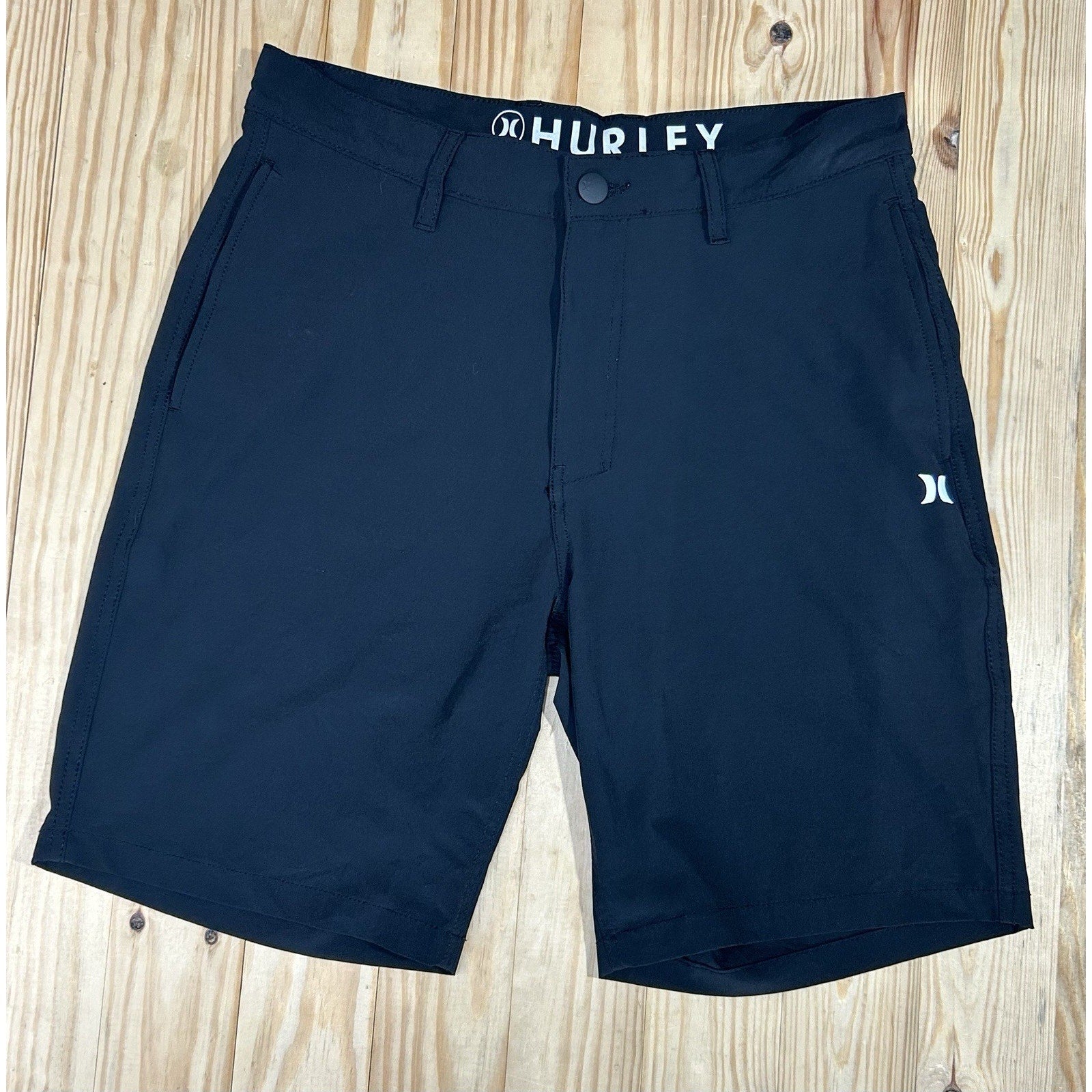 Hurley Hybrid Board Shorts Trunks Surf Swim Men’s Size 32 Black