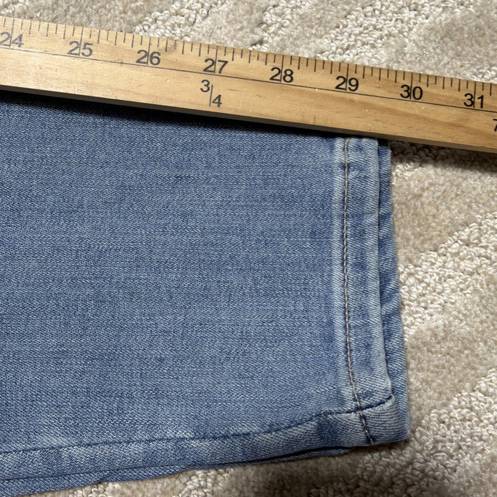 Lee Slim Fit Skinny Leg Mid Rise Sculpting Med Wash Womens Blue Jeans Sz 16 NWT