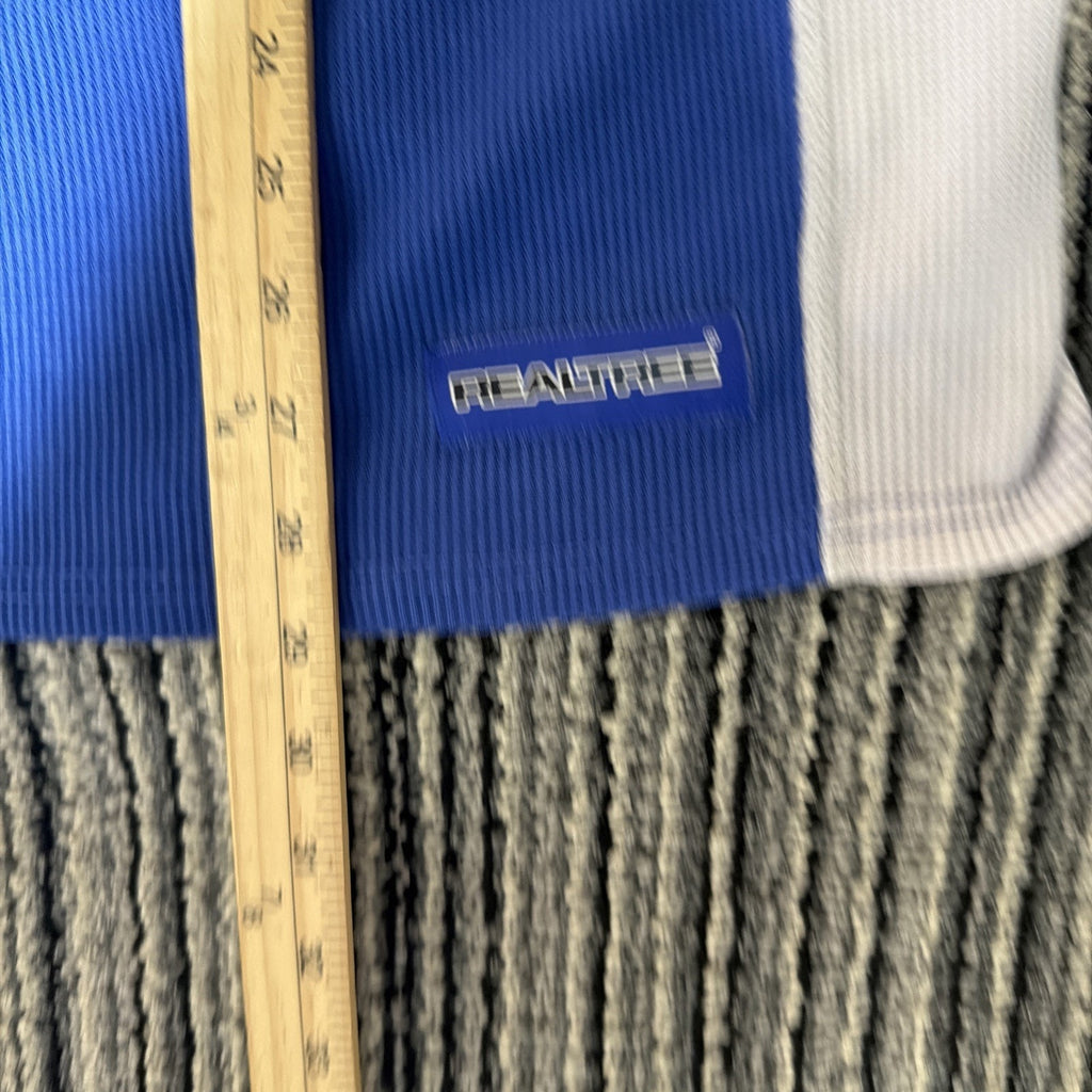 Real Tree Shirt Mens L Raglan Thermal Blue Performance Quick Dry Stretch