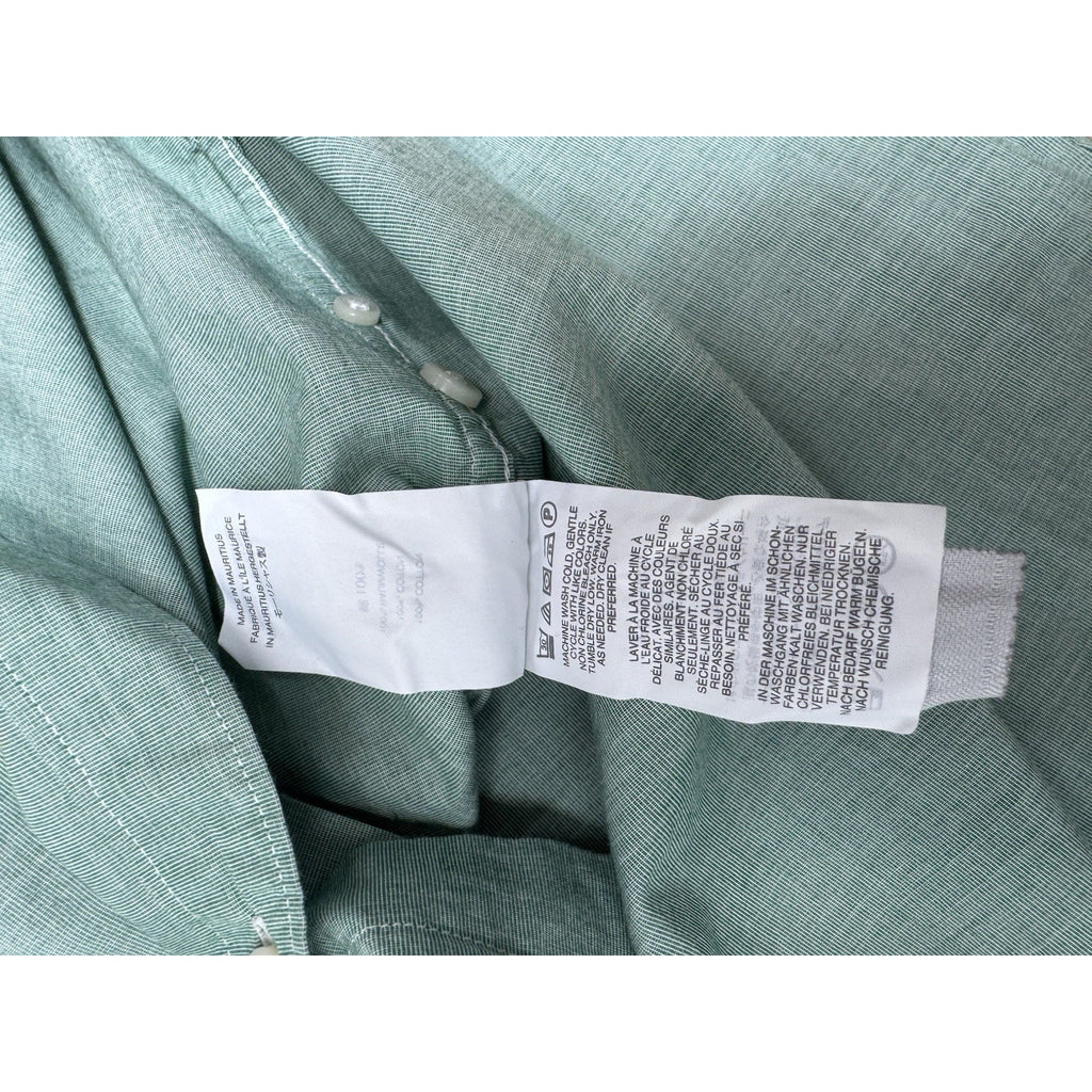 J CREW Mint Green Classic Fit 100% Cotton Button Down Shirt Men’s Size Medium