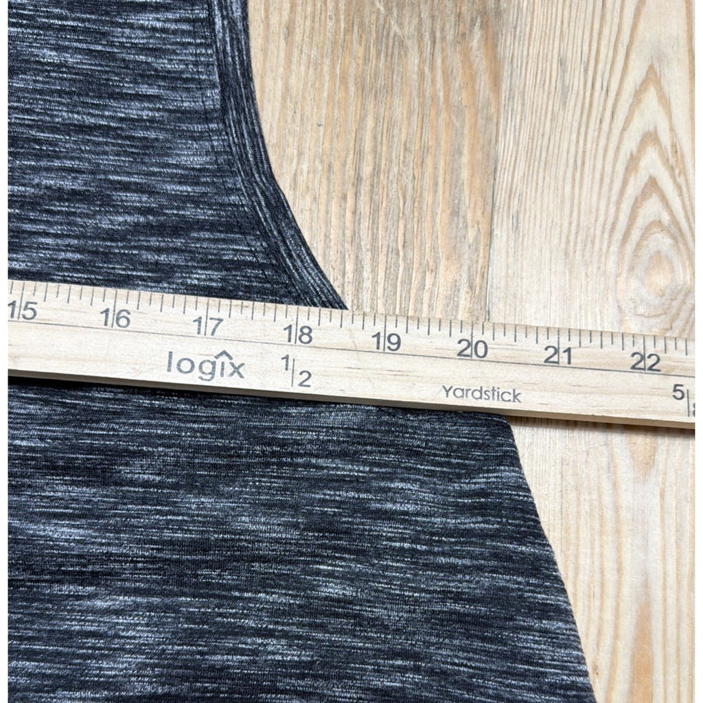 Zyia Active Gray front tie tank Size XXXL Running Yoga Athletic