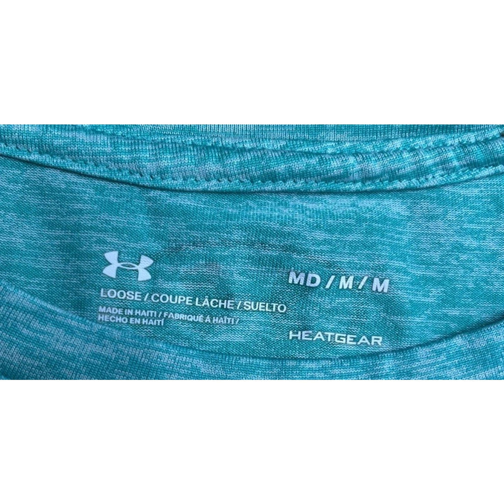 Under Armour UA Tech Women's Green Heather Long Sleeve Twist Athletic Crew M