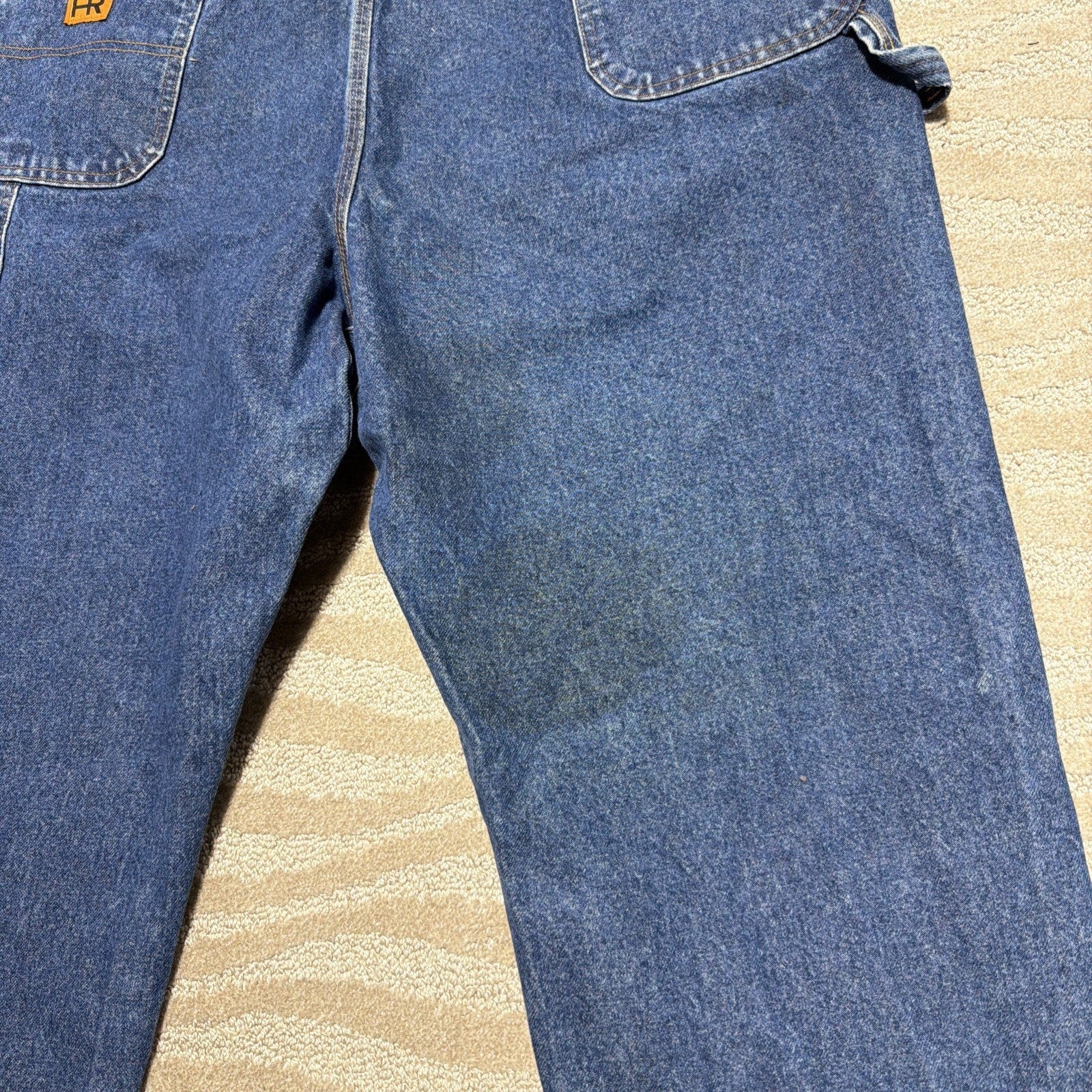 Men's Fire Resistant Wrangler Riggs Work Wear Relaxed fit jeans size 46x32