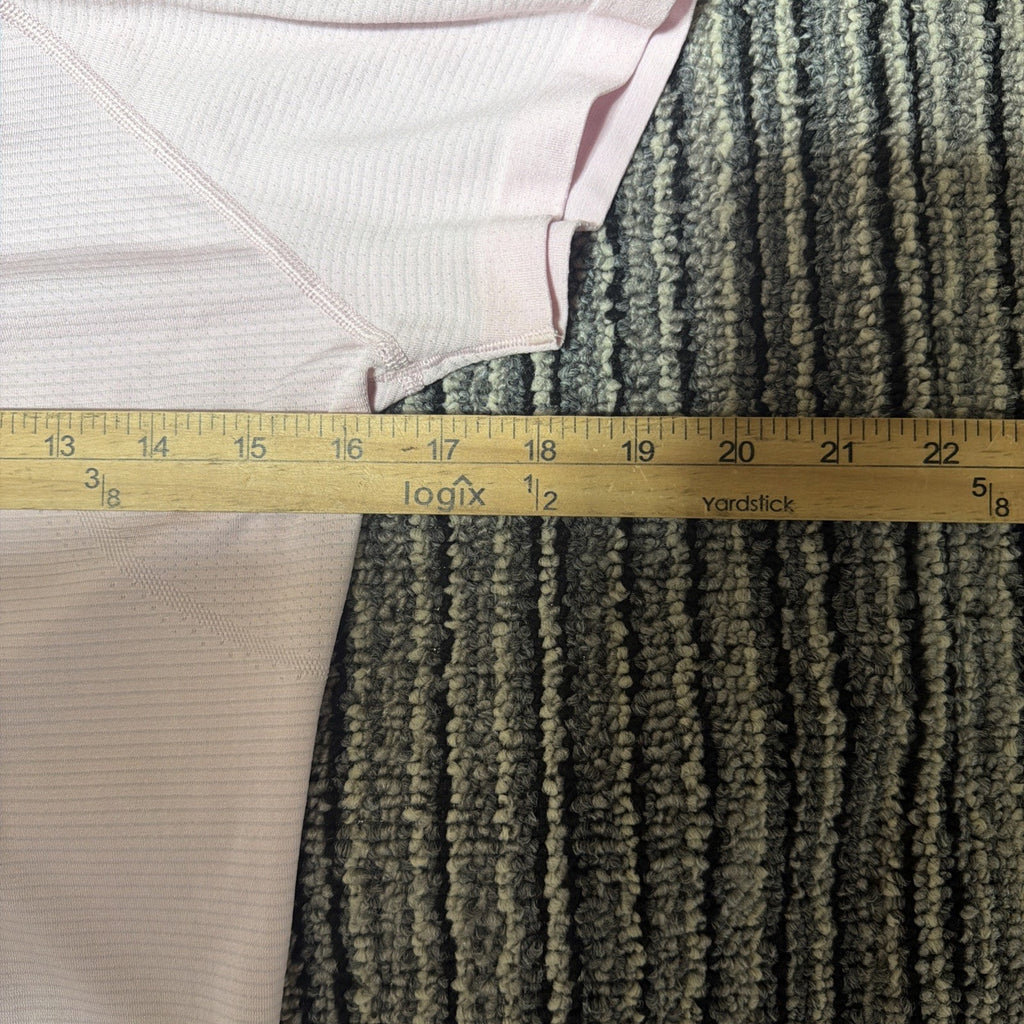 Lululemon Swiftly Tech Cropped Short Sleeve Shirt Pink Size 8