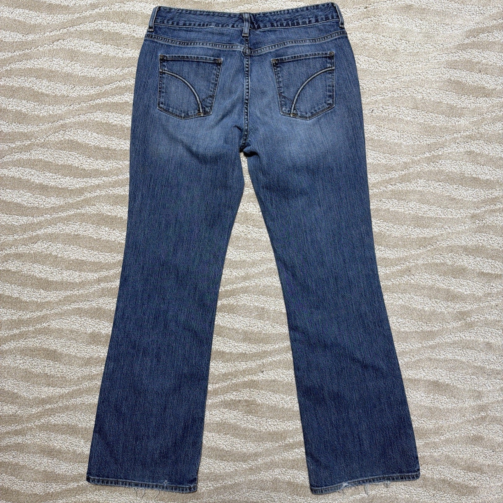 Vintage Y2K Eddie Bauer Jeans Womens Size Blue Classic Bootcut Mid Rise Pants