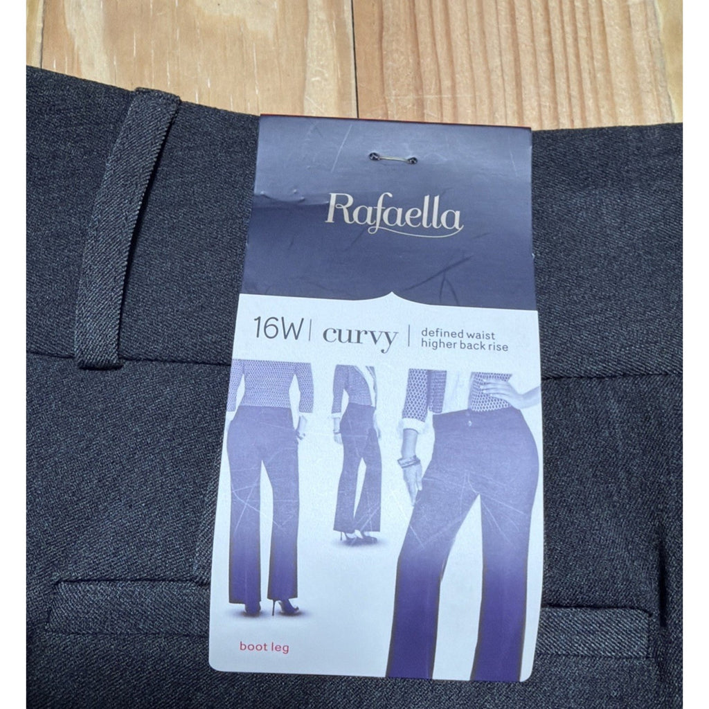 Rafaella The Curvy Boot High Rise Pants Size 16W NWT