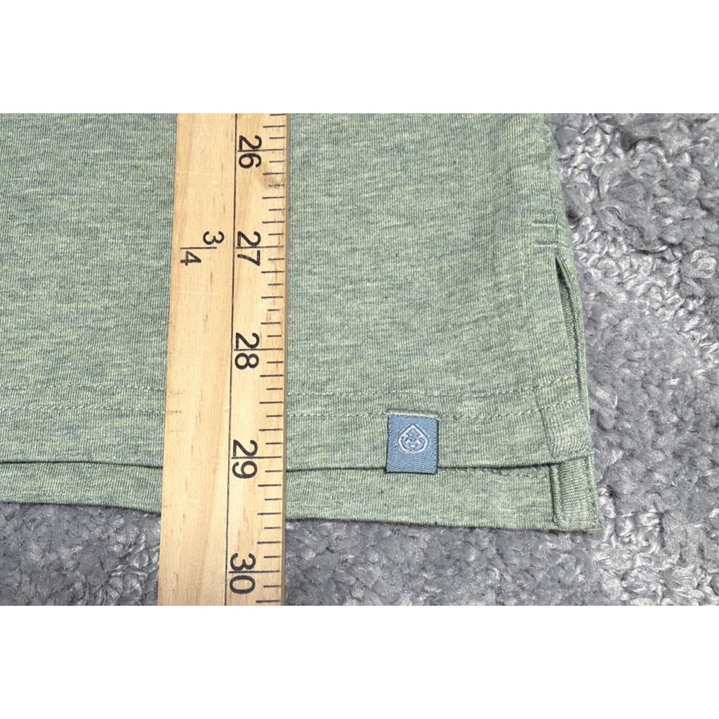 Tasc Performance Everywear LS Henley Perfect Green Heather Men Size XL New