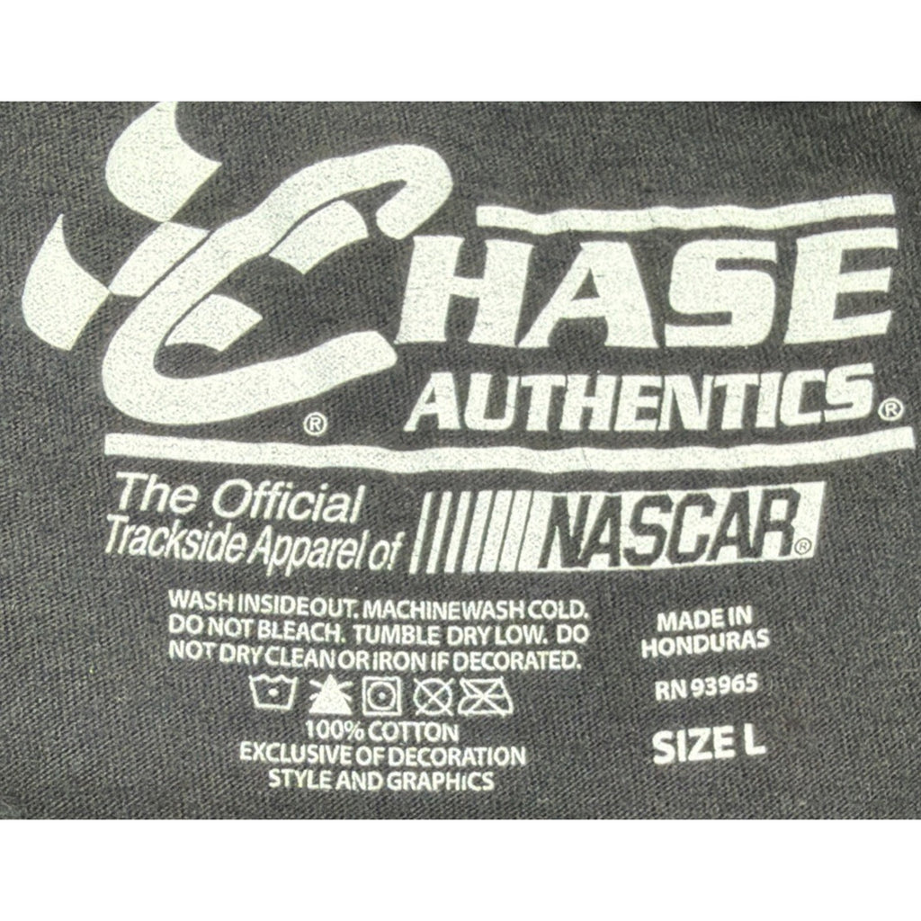Chase Authentics Clint Bowyer Waltrip Racing Nascar T-Shirt Men’s L Black #15