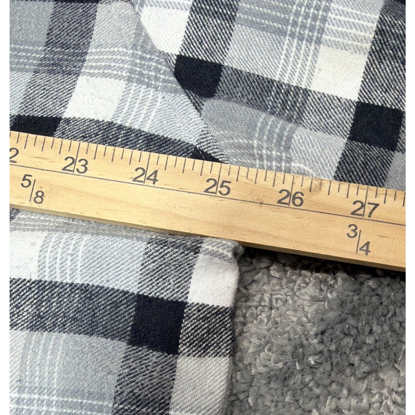 Men’s Lucky Bird Flannel Button Up Shirt Pearl Snaps Western Workwear XXL