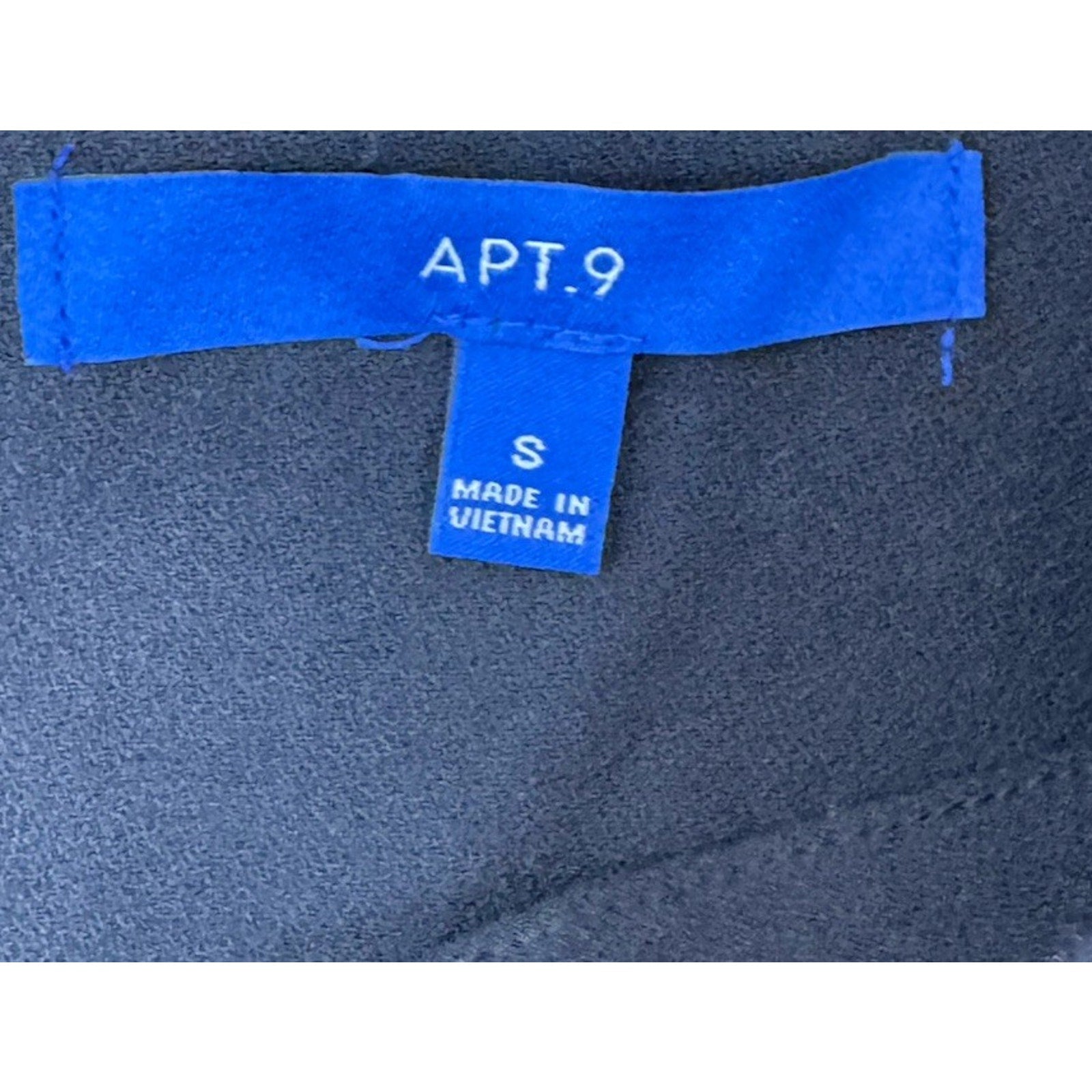 Apt 9 Black Flutter Short Sleeve Jumpsuit Women’s Size Small