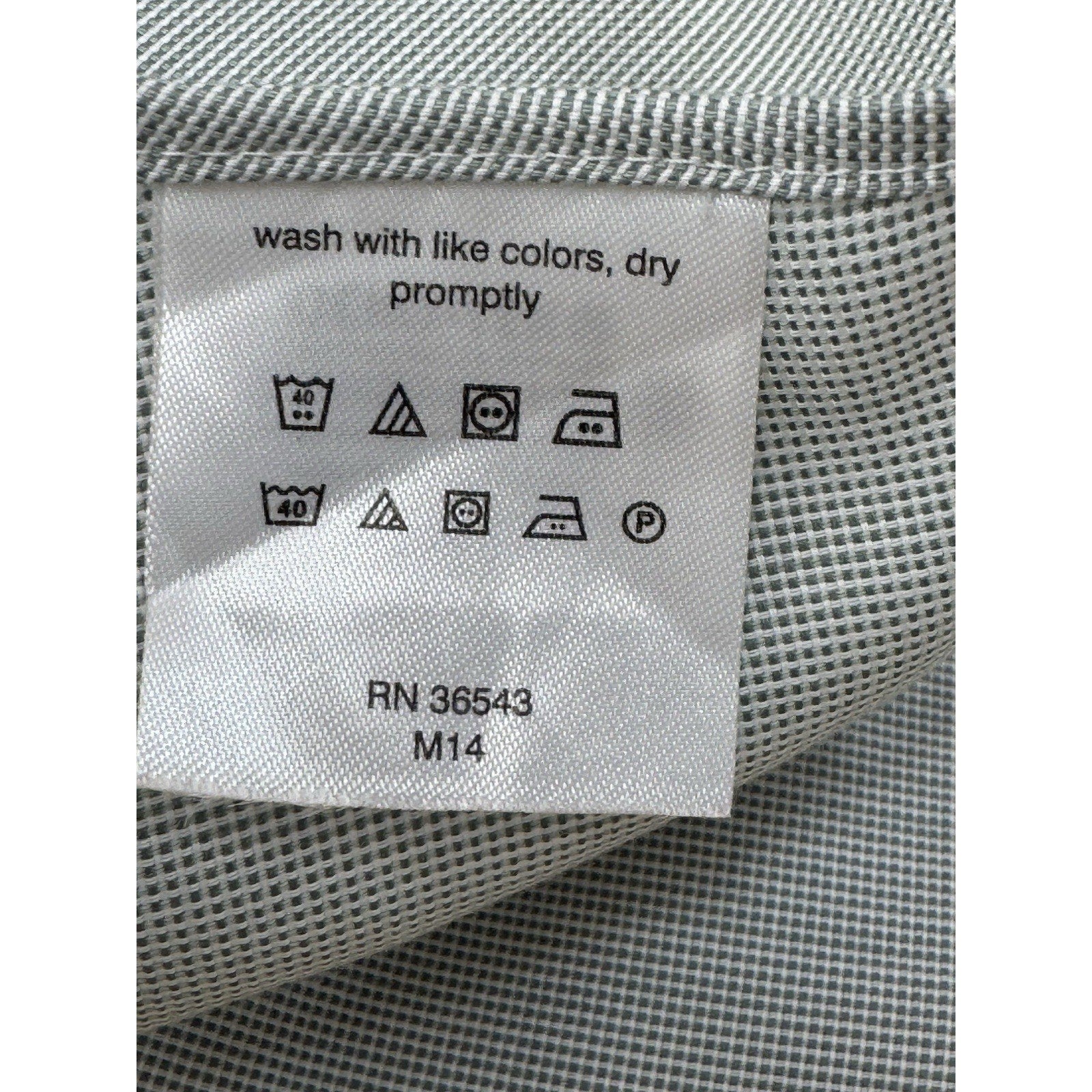 Calvin Klein Steel Grey Slim Fit Stretch Striped Button-Up Long Sleeve Shirt XL