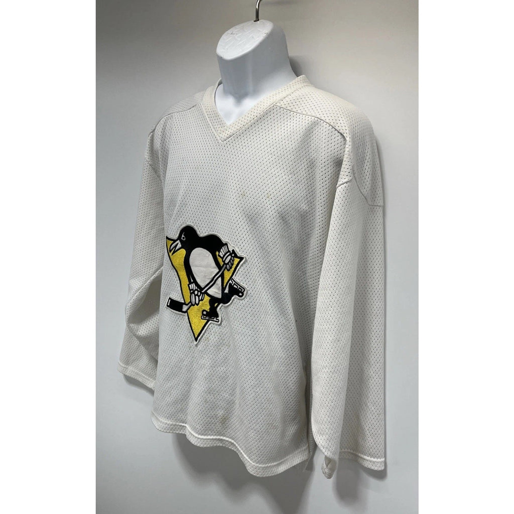 Vintage Pittsburgh Penguins PROJOY 1990’s Classic Hockey Jersey #15 Stain