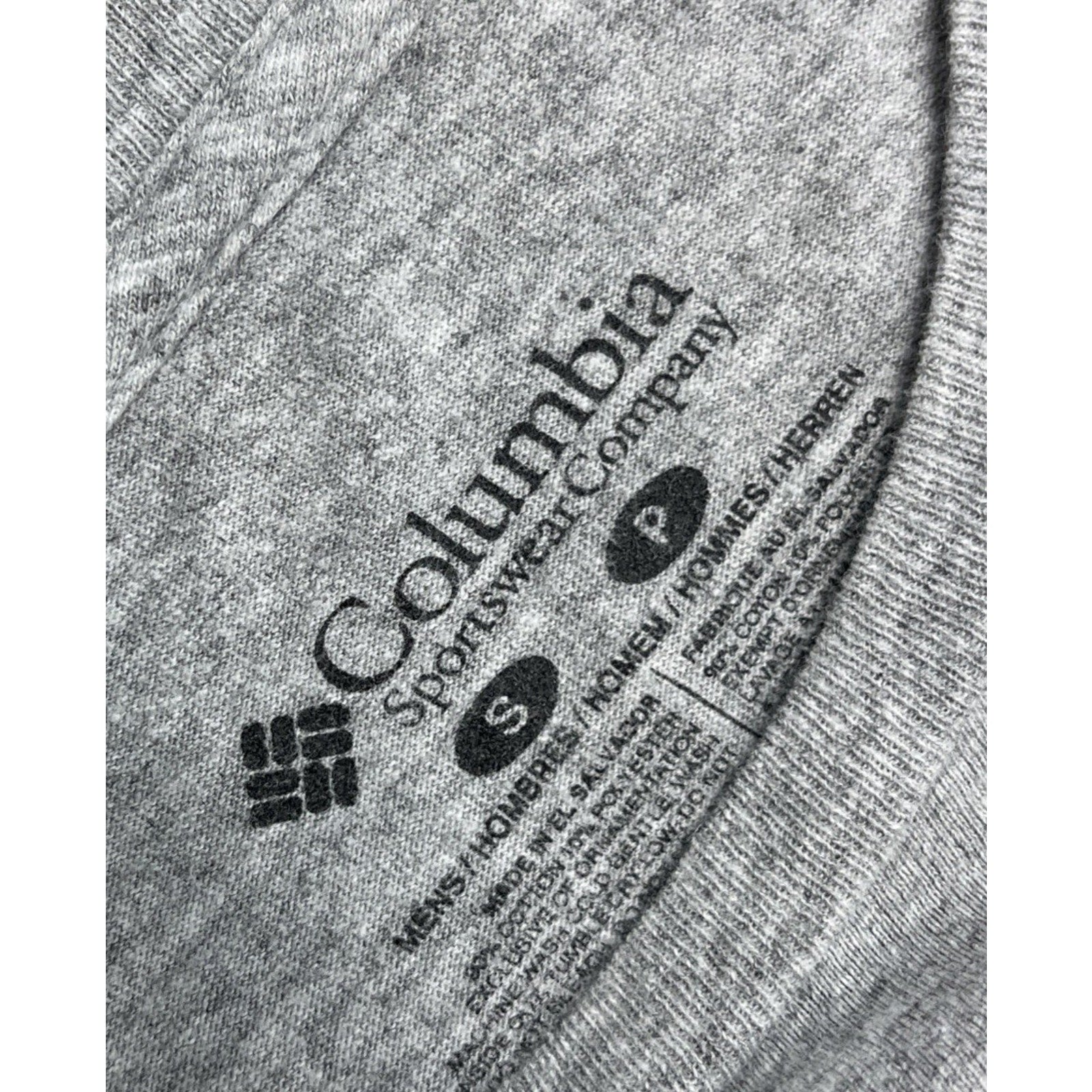 Columbia Pfg Men’s Small Casual Gray Long Sleeve T-Shirt