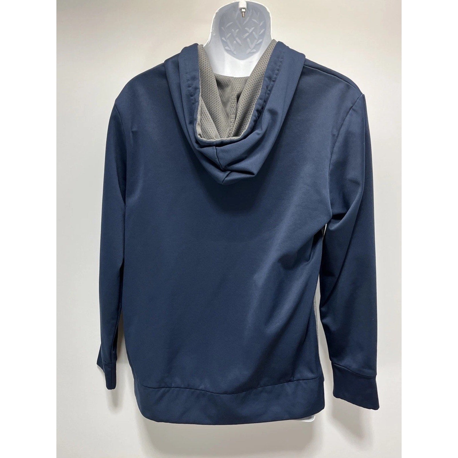 FC Barcelona Blue Hoodie Sweatshirt Football Club Soccer Barca Logo Blue Mens M