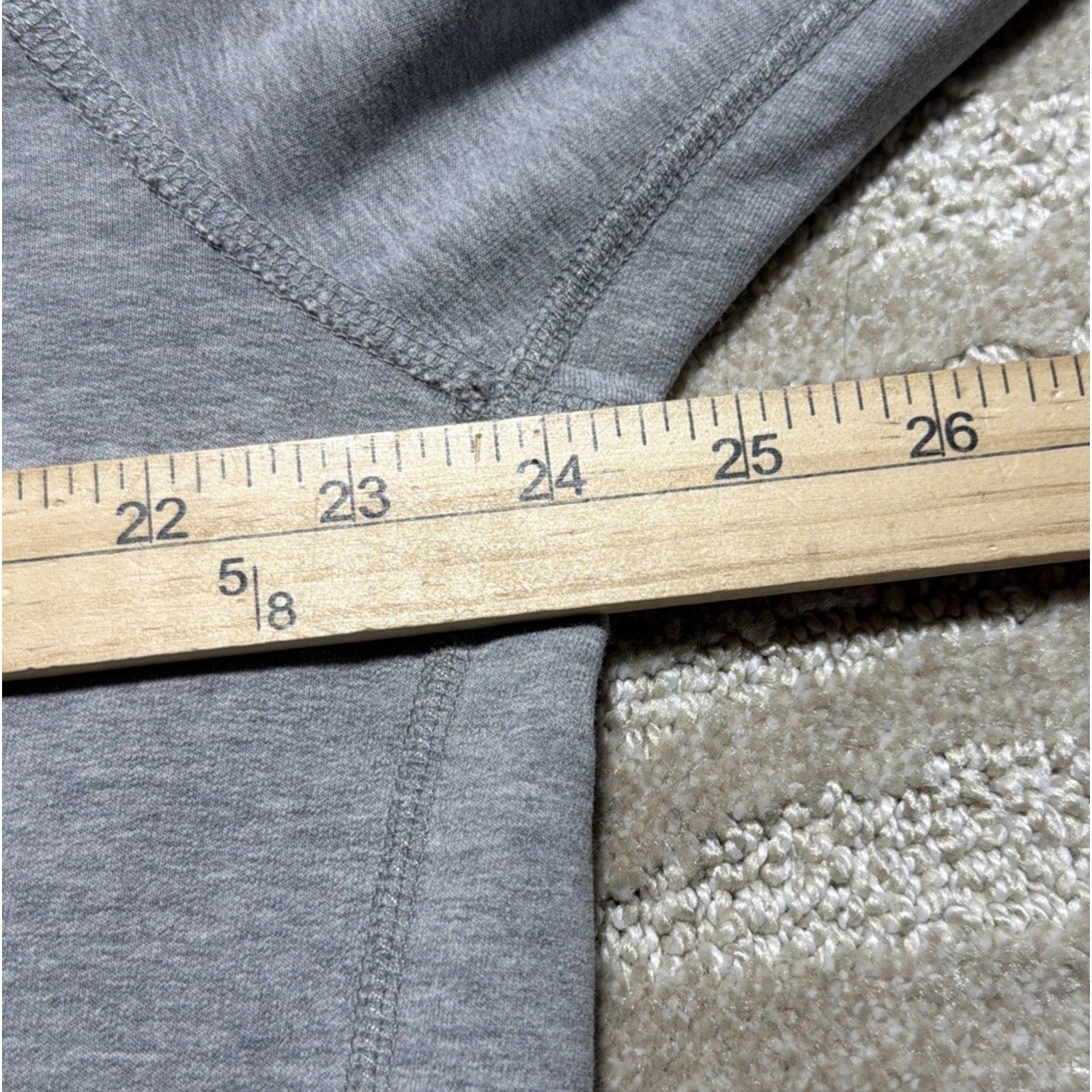 Men’s L Patagonia Gray Hoodie with Graphic Logo Organic Cotton Stretch